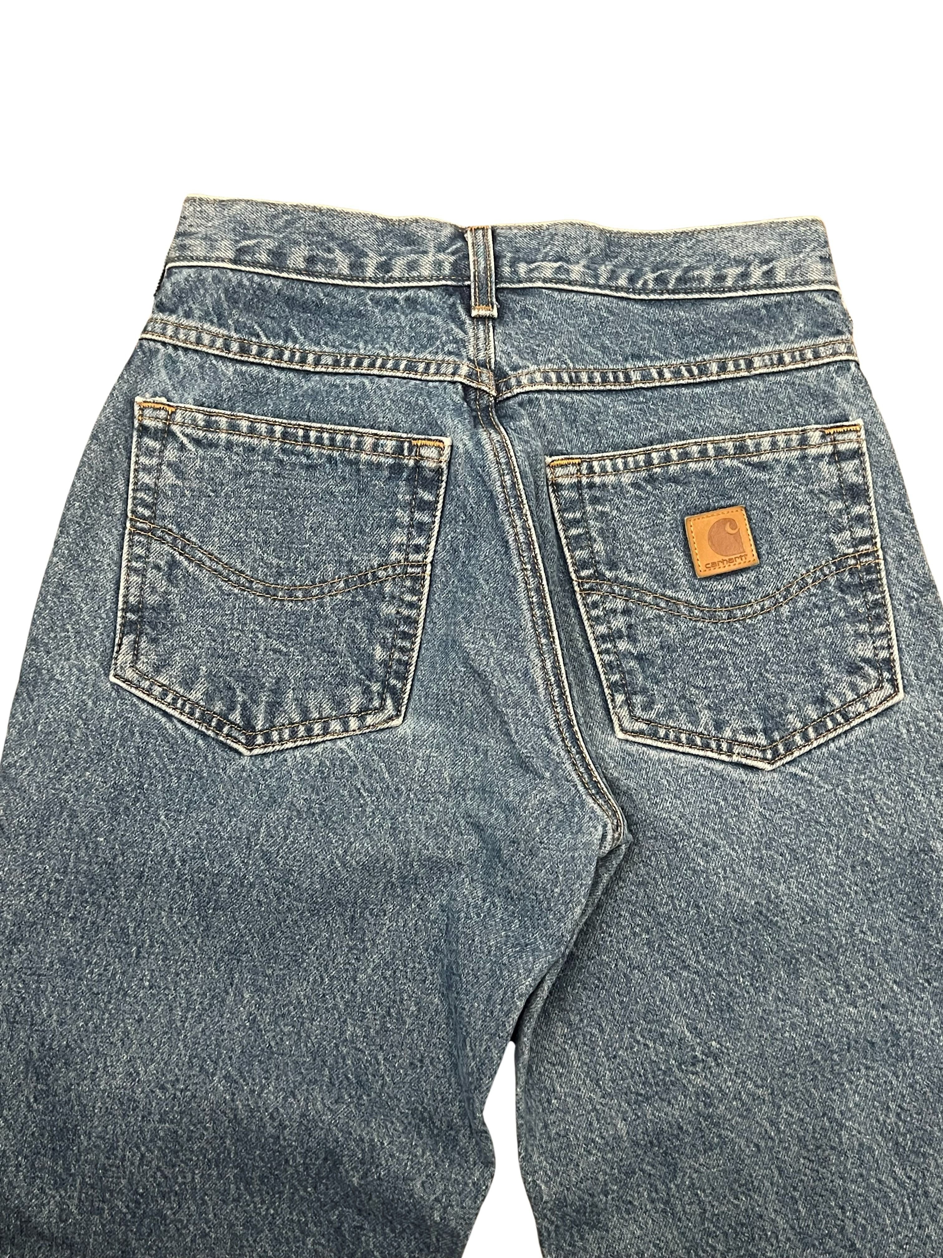 Carhartt Medium Wash Denim Jeans - Classic Workwear Style