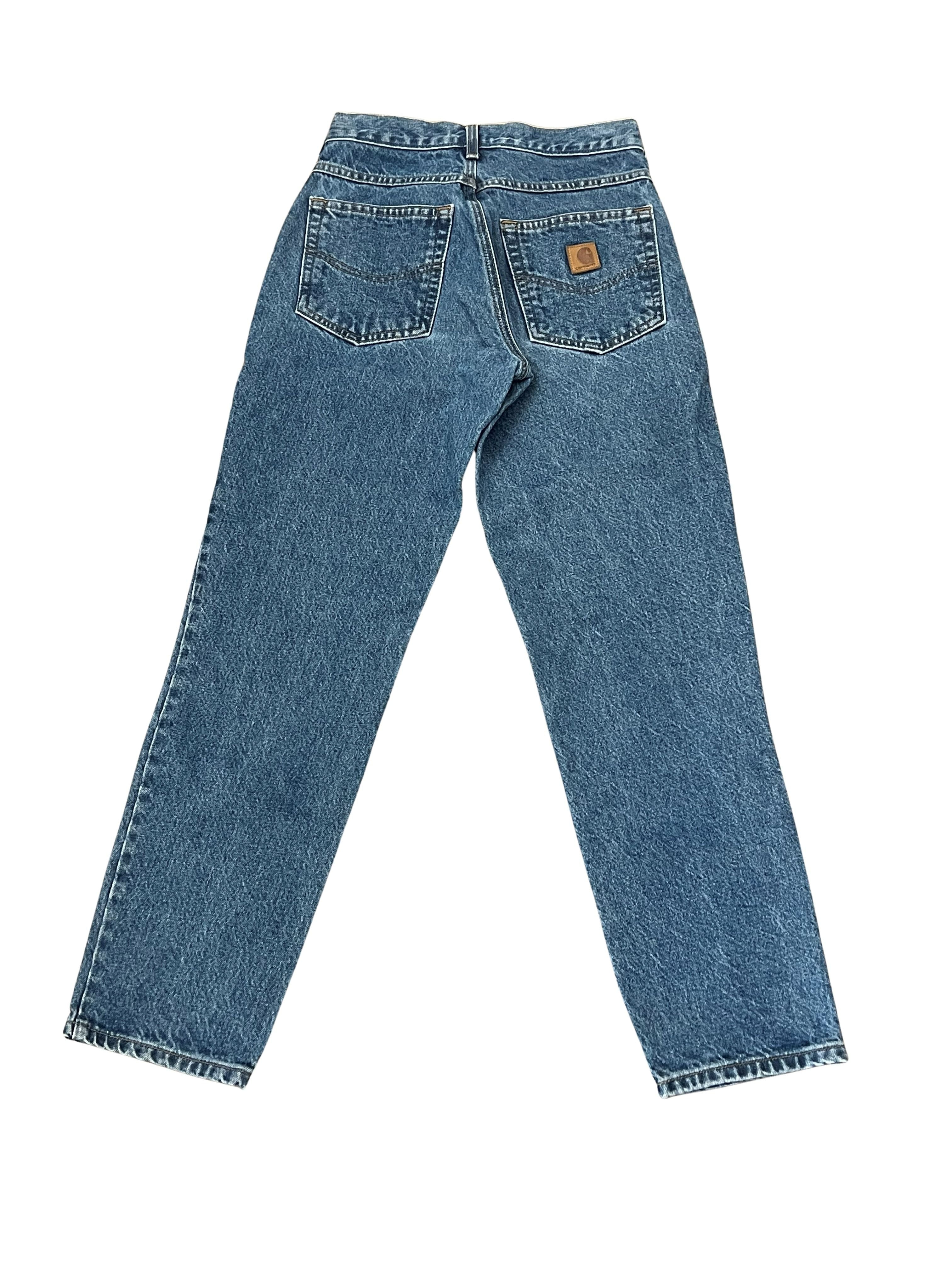 Carhartt Medium Wash Denim Jeans - Classic Workwear Style