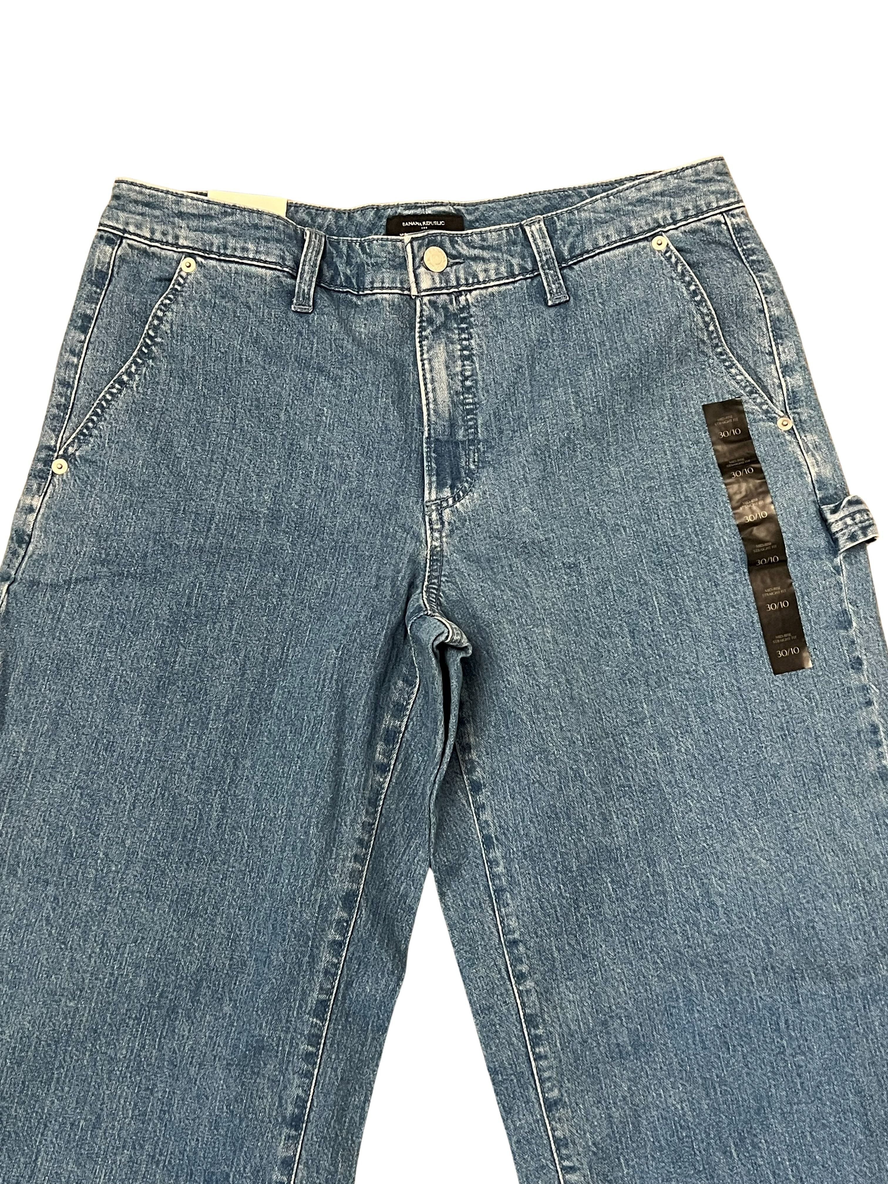 Banana Republic Mid-Rise Straight Carpenter Jeans NWT Size 30/10