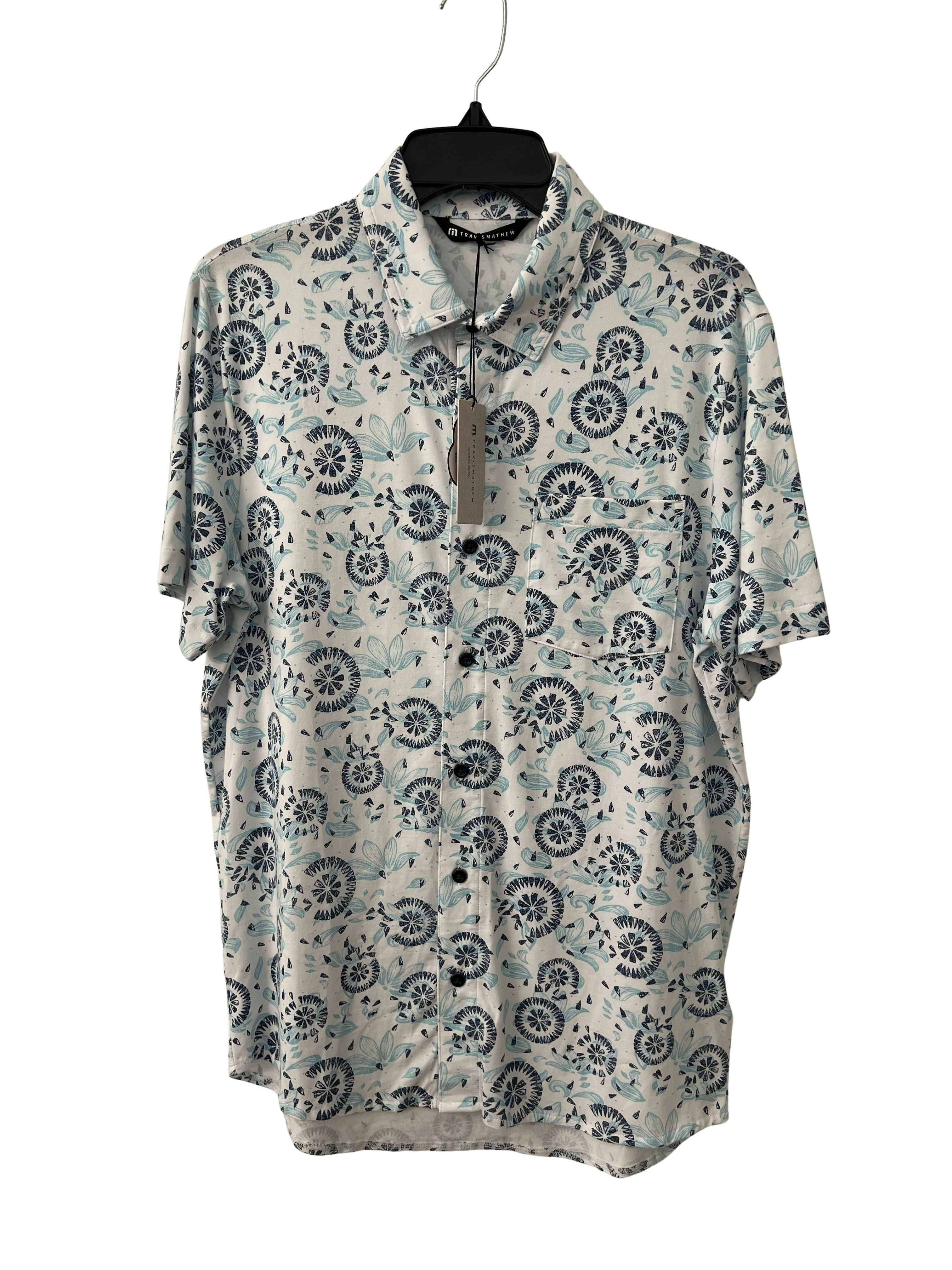 Travis Mathew Men's Short Sleeve Button-Up Shirt Size S NWT