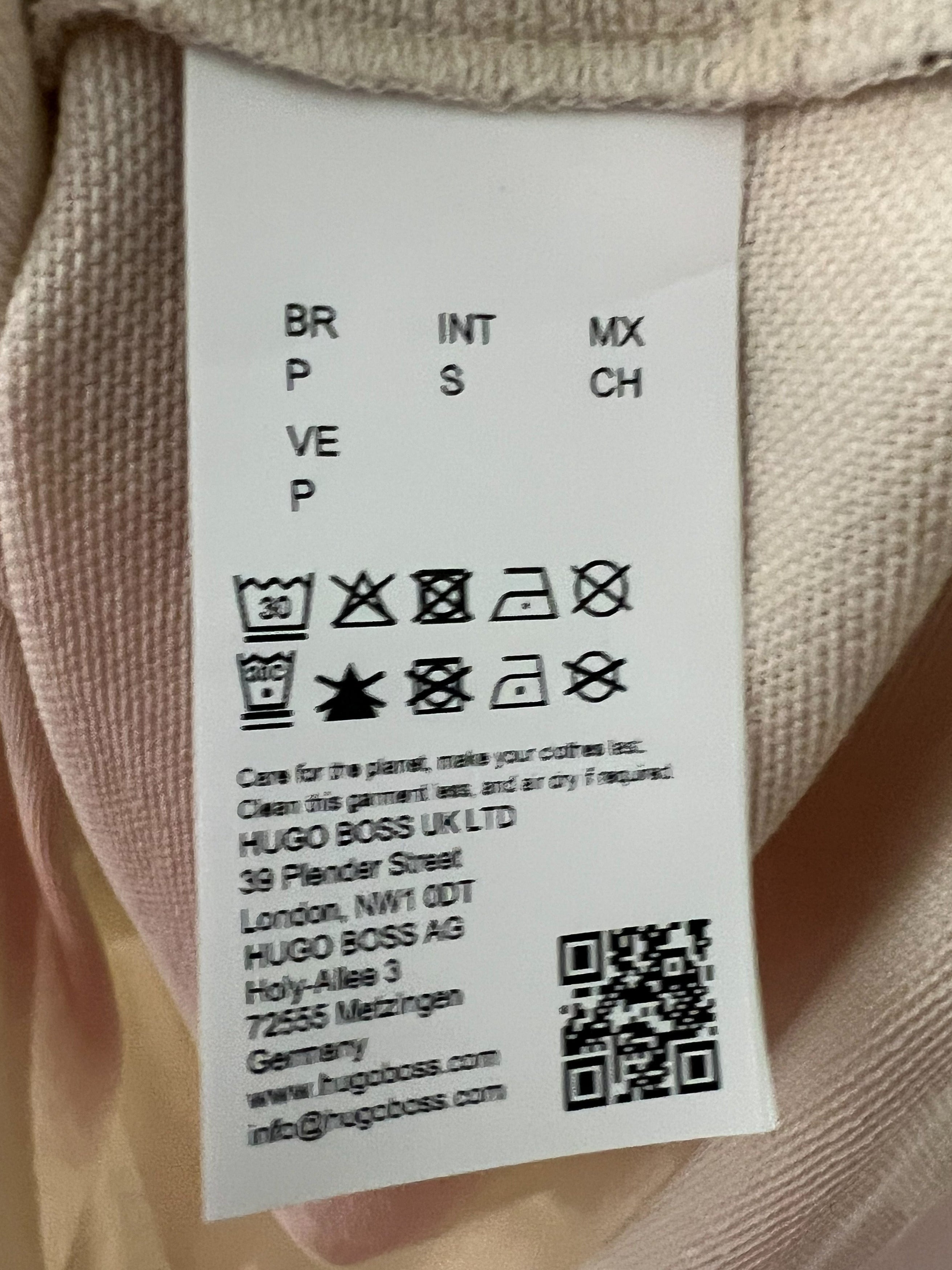 BOSS Men's Beige Pique T-Shirt NWT, Size S