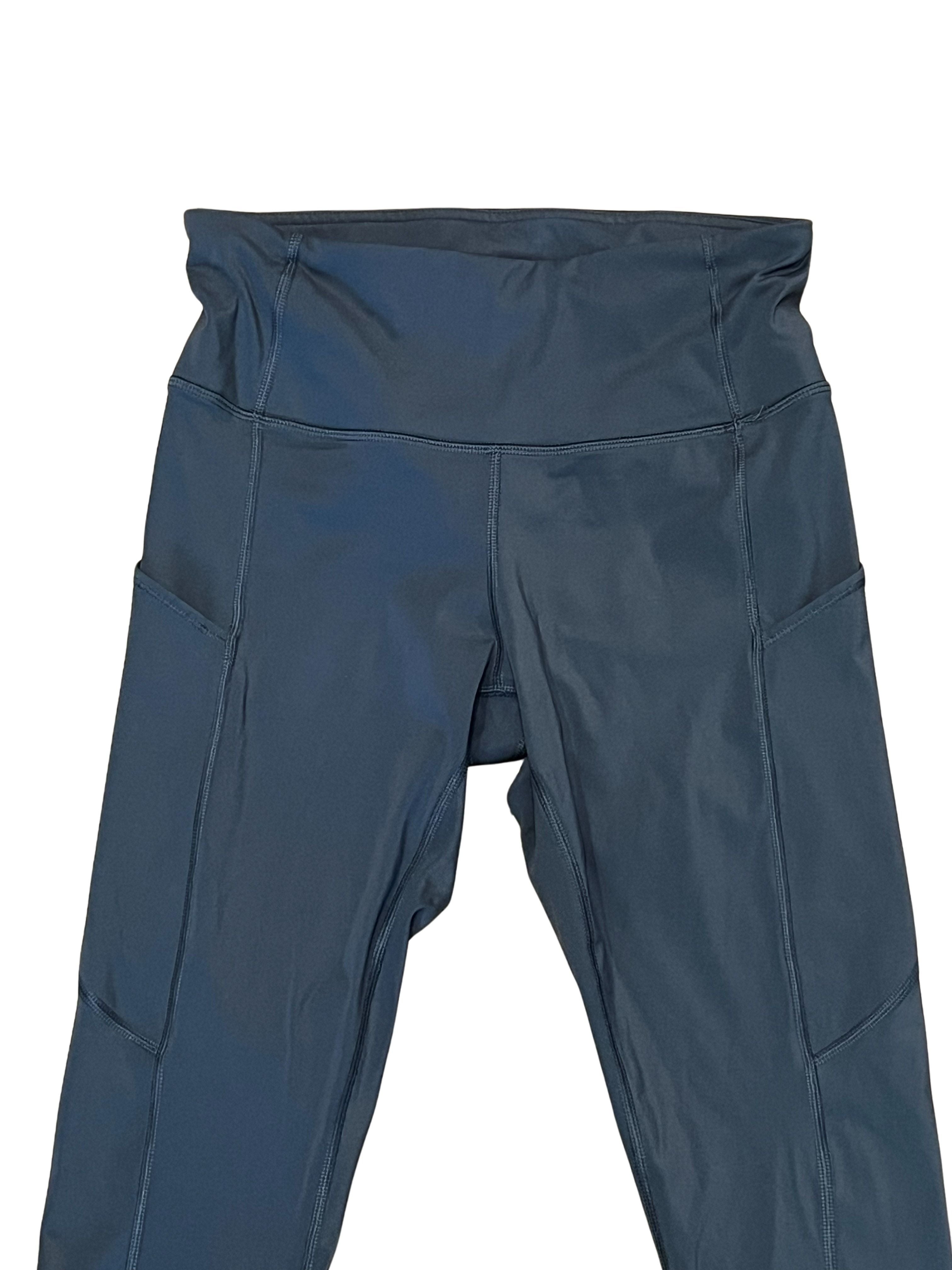 Lululemon Women's High-Rise Leggings with Side Pockets - Navy