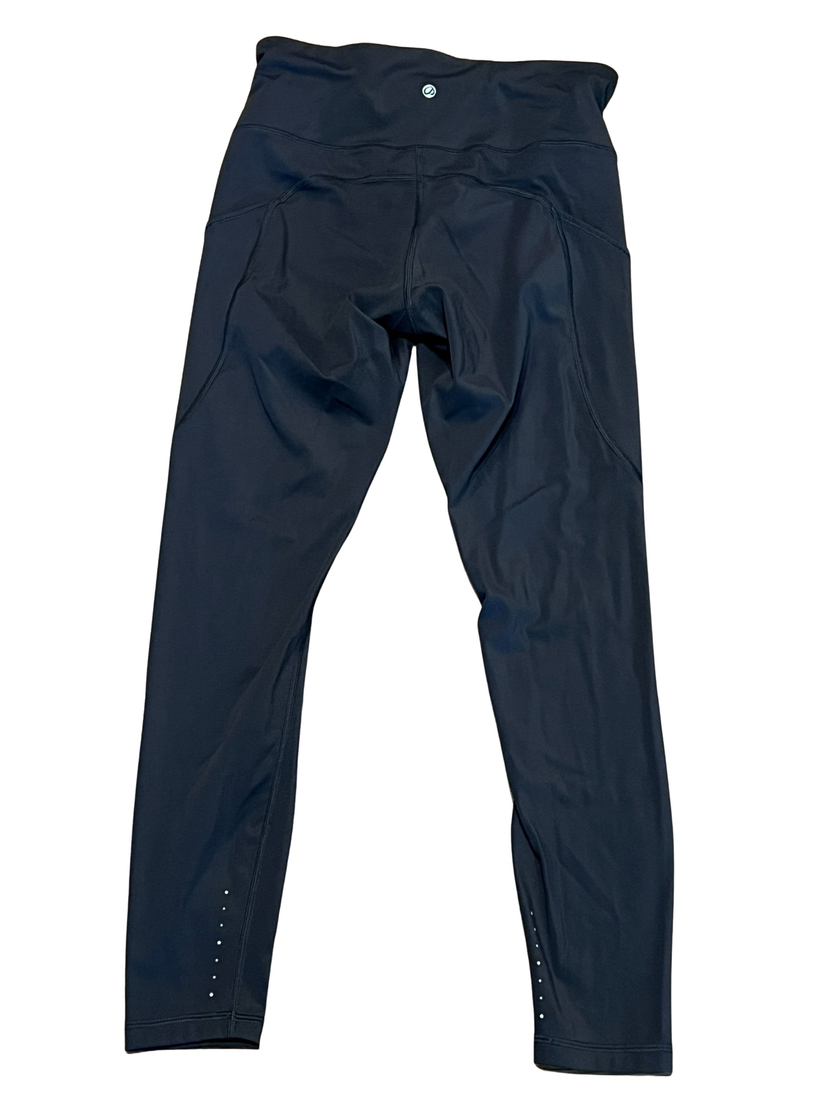 Lululemon Women's High-Rise Leggings with Side Pockets - Navy