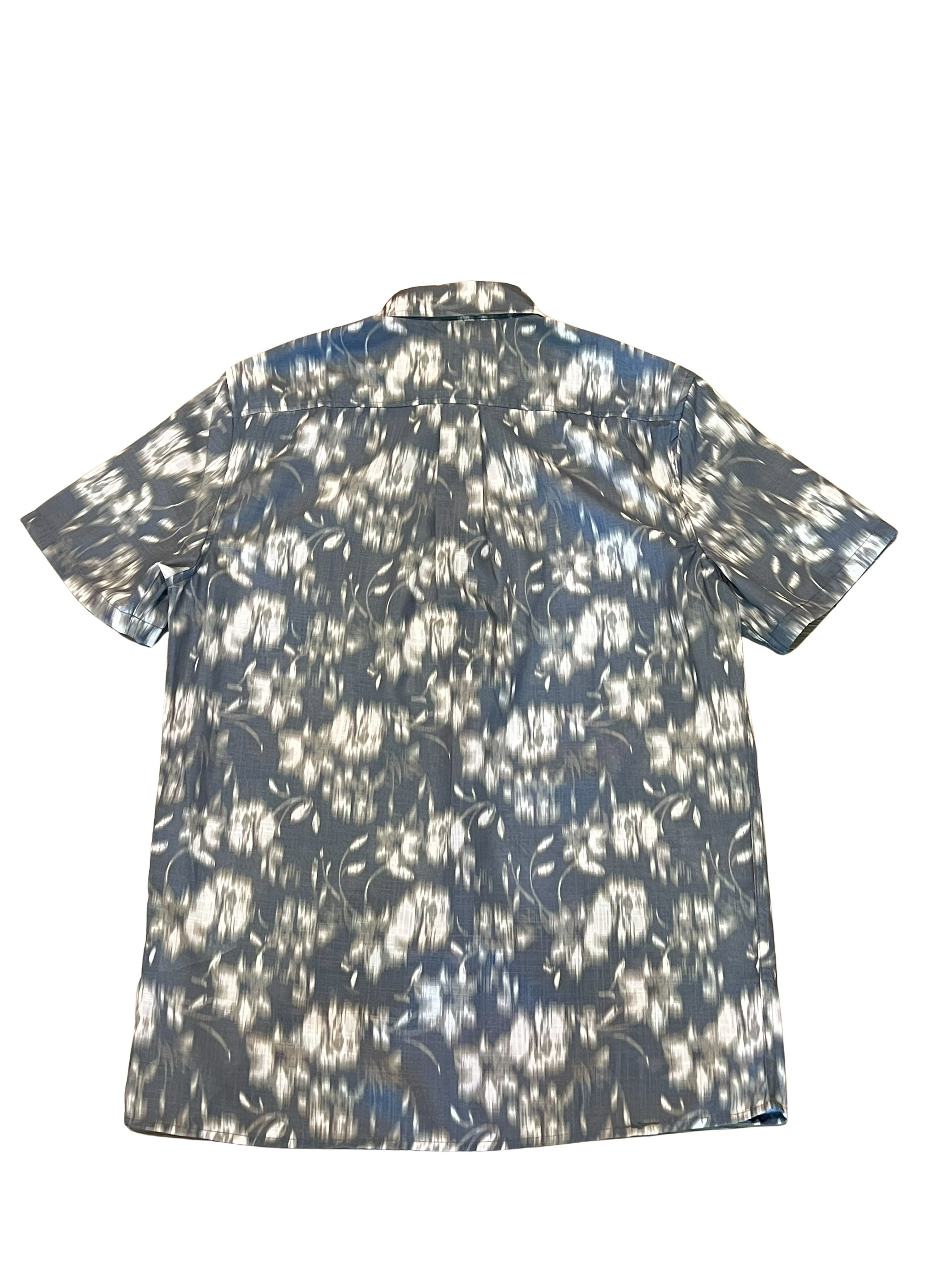 Billabong Men's Short Sleeve Button-Up Shirt Gray Abstract Print Size S NWT