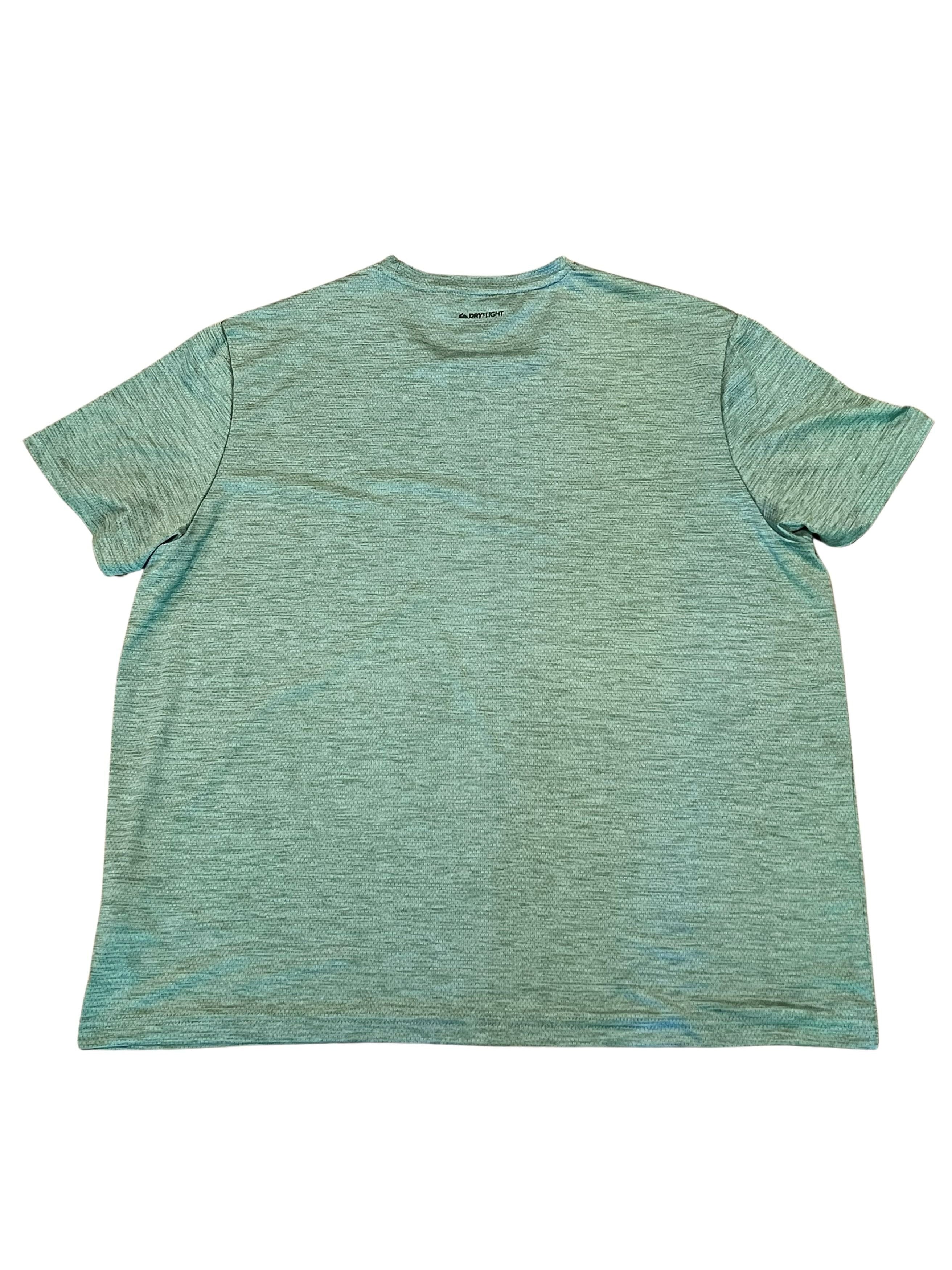 Quiksilver Dryflight Men's XXL Heather Green Athletic T-Shirt