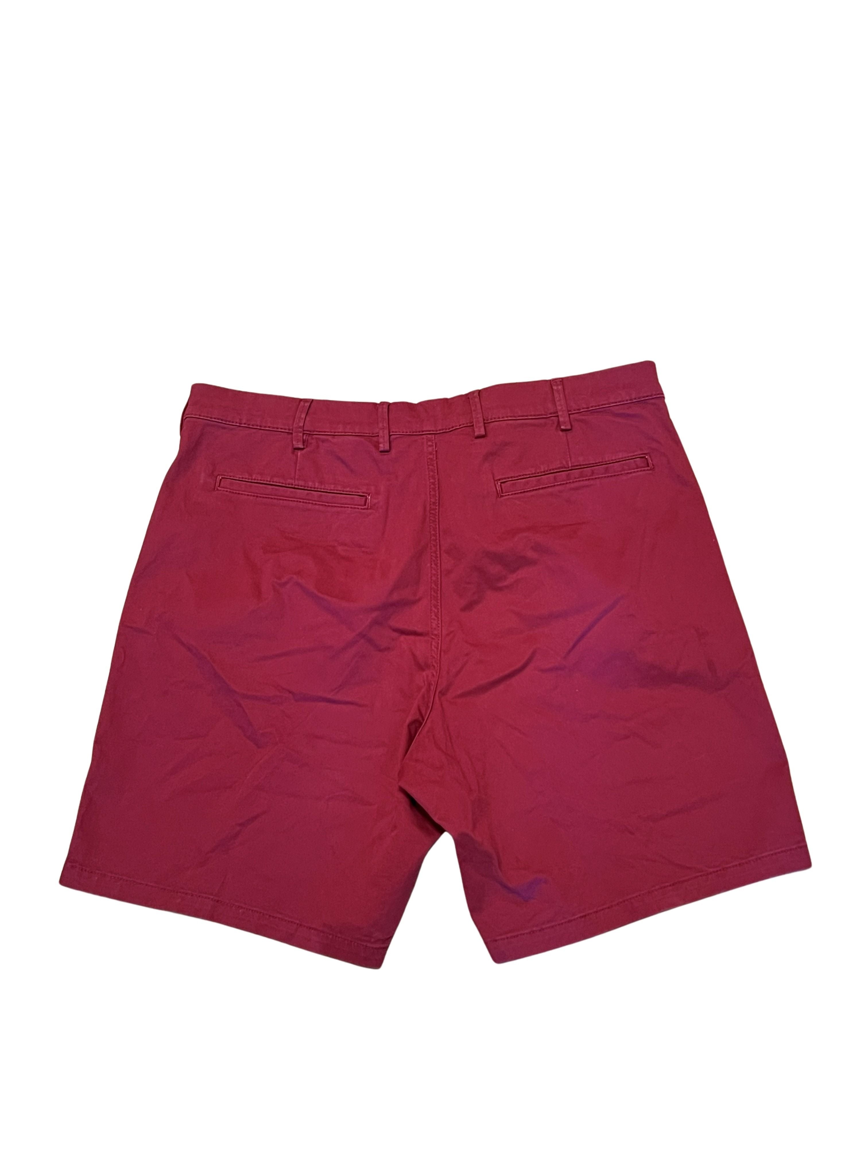 Gap Essential Khaki 9" Short Men's Size 38 Burgundy Chino Shorts