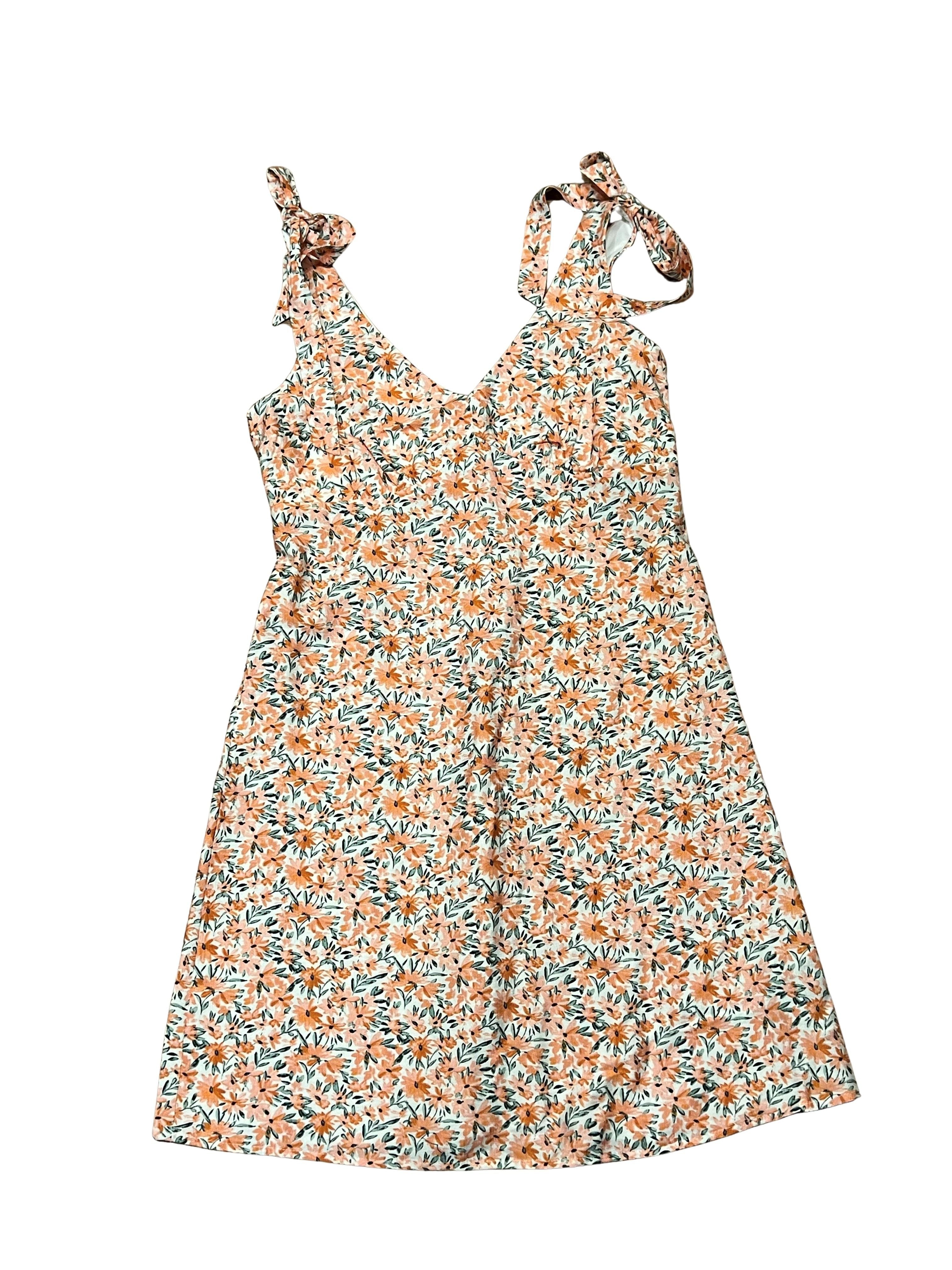 IN San Francisco Floral Tie-Shoulder Mini Dress - Size S, NWT