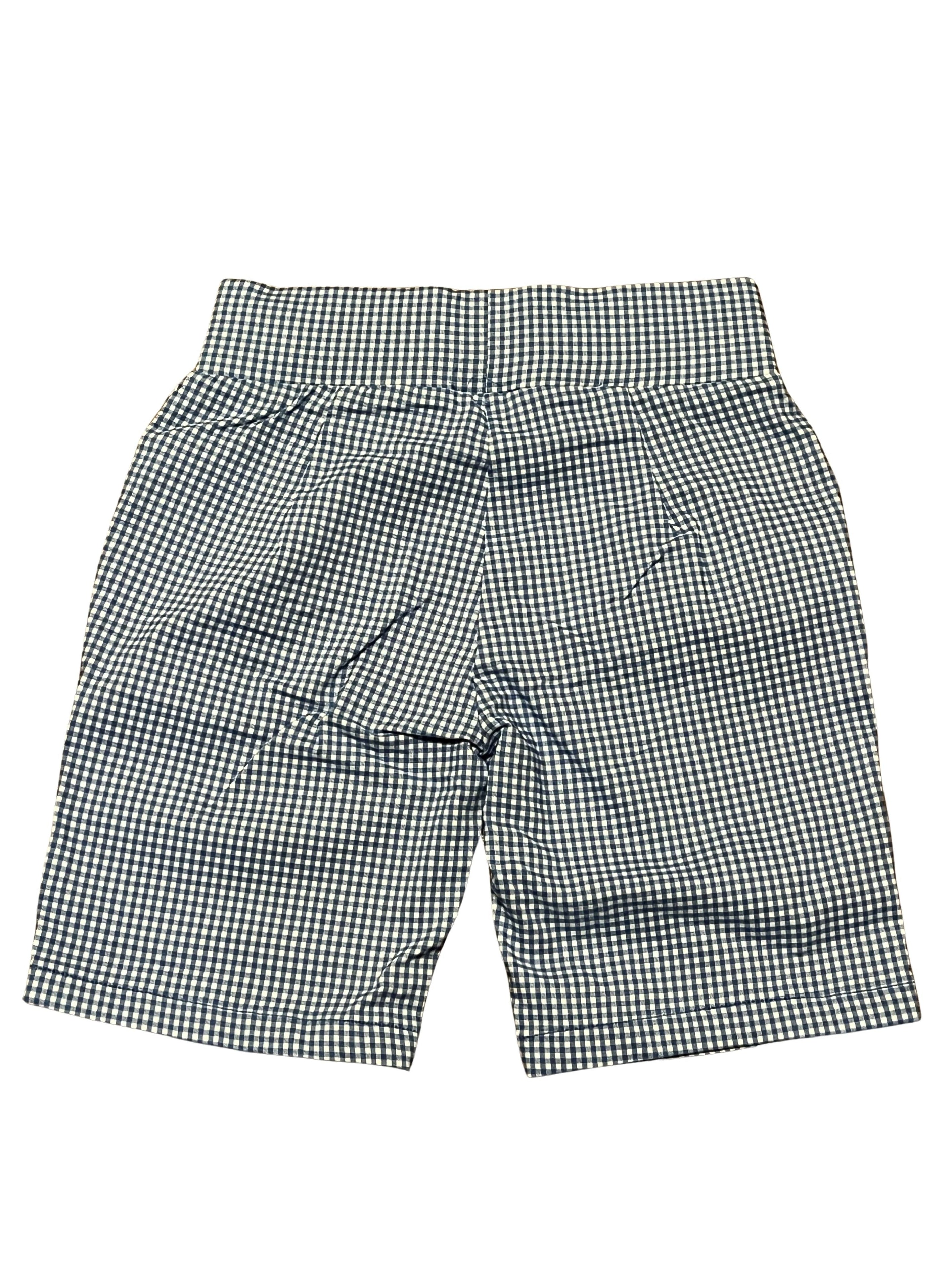 Tommy Hilfiger Women's Blue Gingham Bermuda Shorts Size 4 NWT