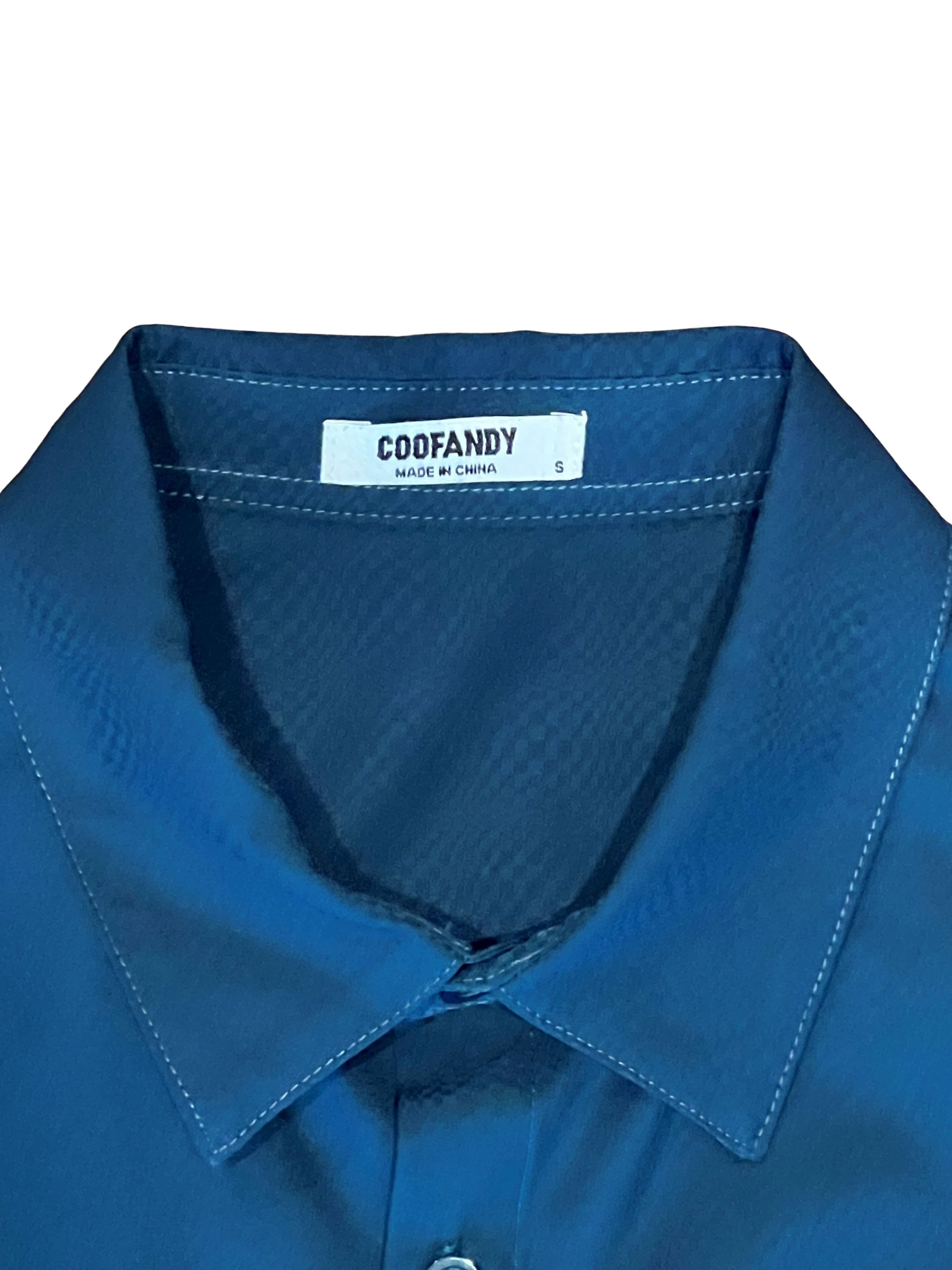 Coofandy Men's Navy Blue Polo Shirt - Size S