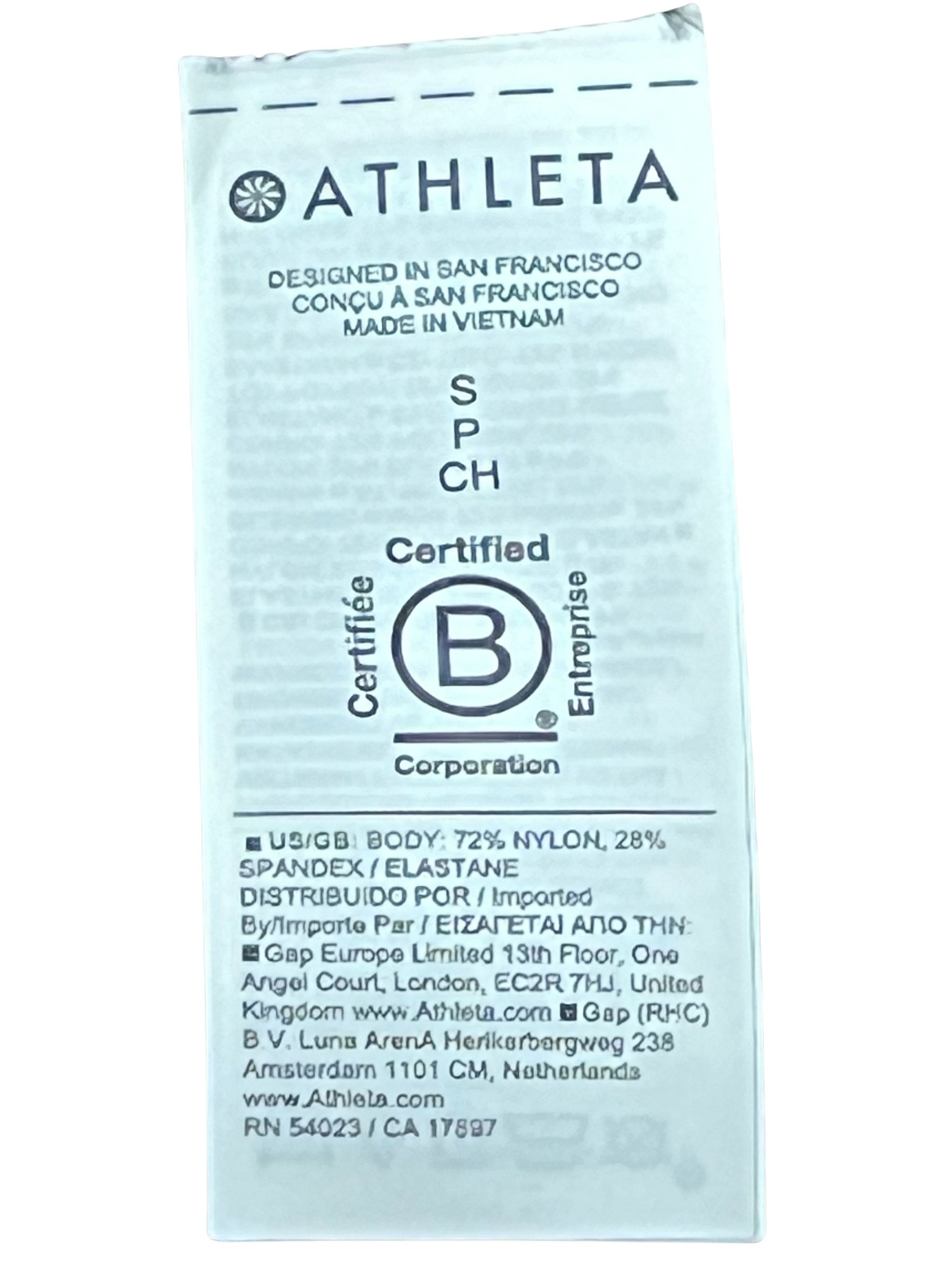Athleta Elation Sheen Tight 7/8 Leggings - Black, Size S