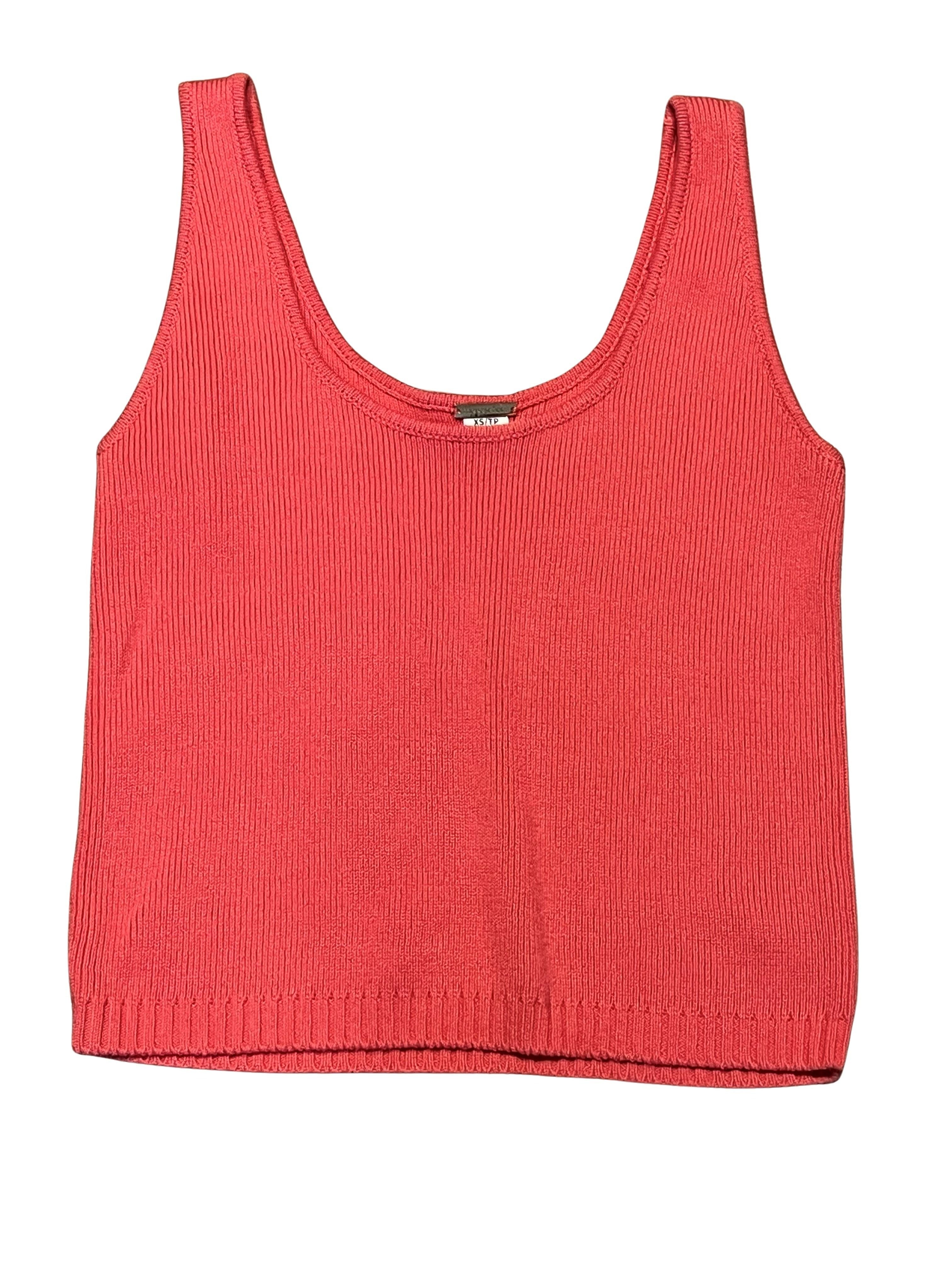 Magascioni Coral Ribbed Knit Racerback Tank Top Size XS