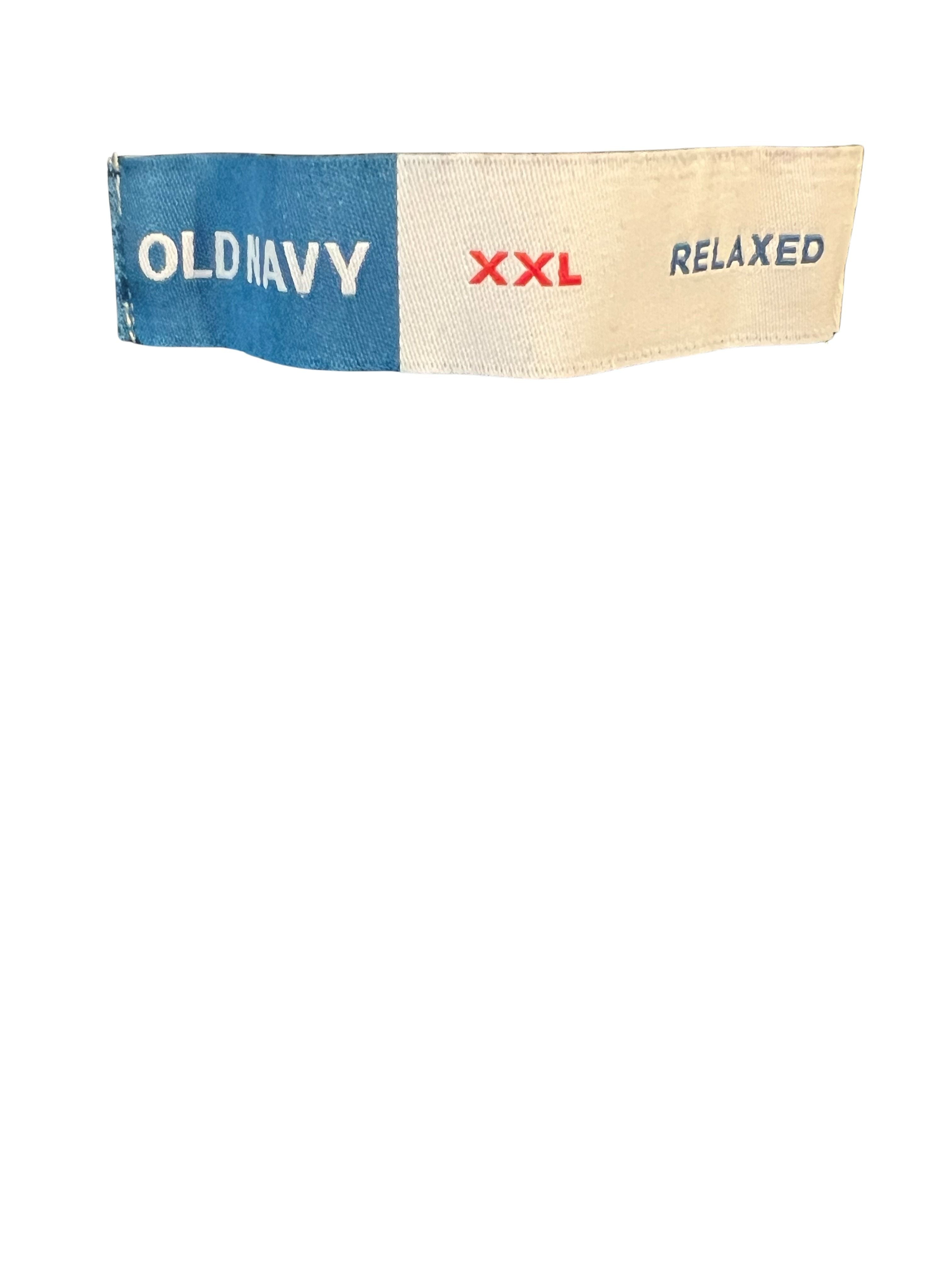 Old Navy Men's XXL Relaxed Fit Navy Cargo-Style Shorts