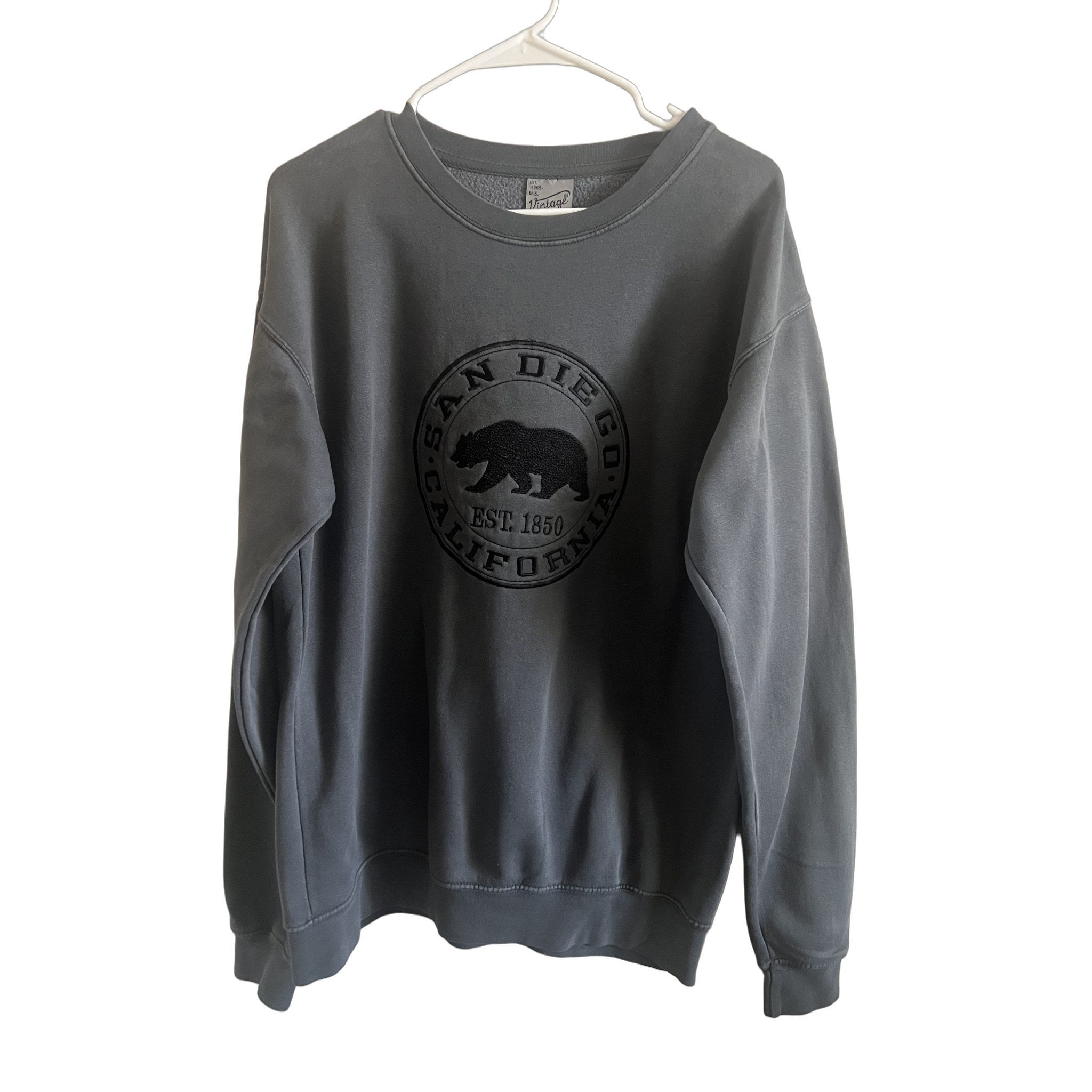 U.S. Vintage Collection San Diego California Bear Graphic Sweatshirt Sz M