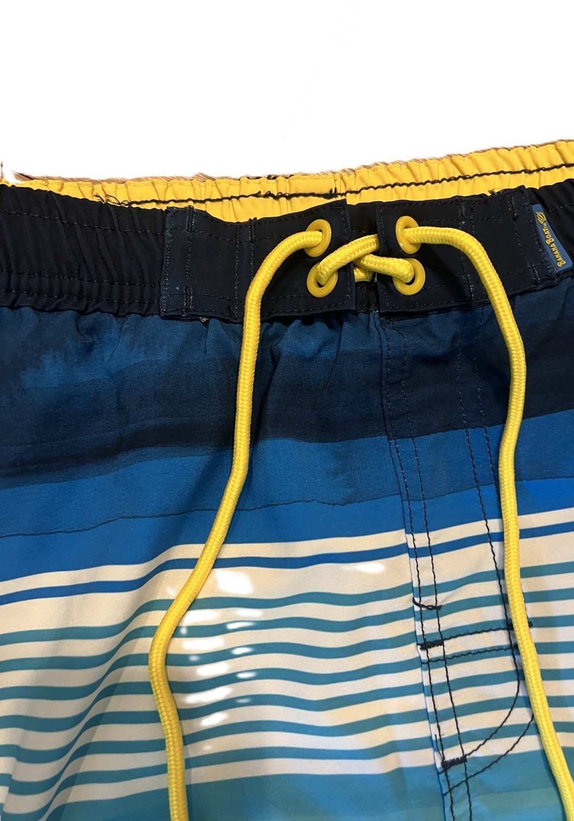 Banana Boat Men's Blue Ombre Striped Board Shorts UPF 50+