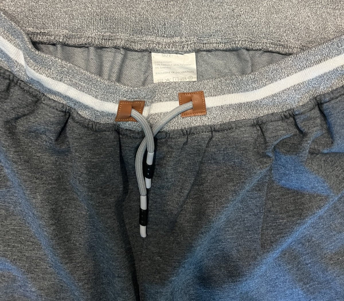 FoxQ Men's Gray Sweat Shorts Size L
