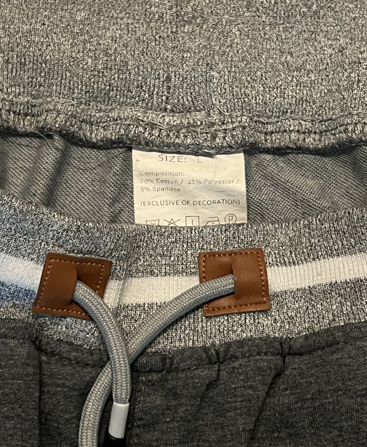 FoxQ Men's Gray Sweat Shorts Size L