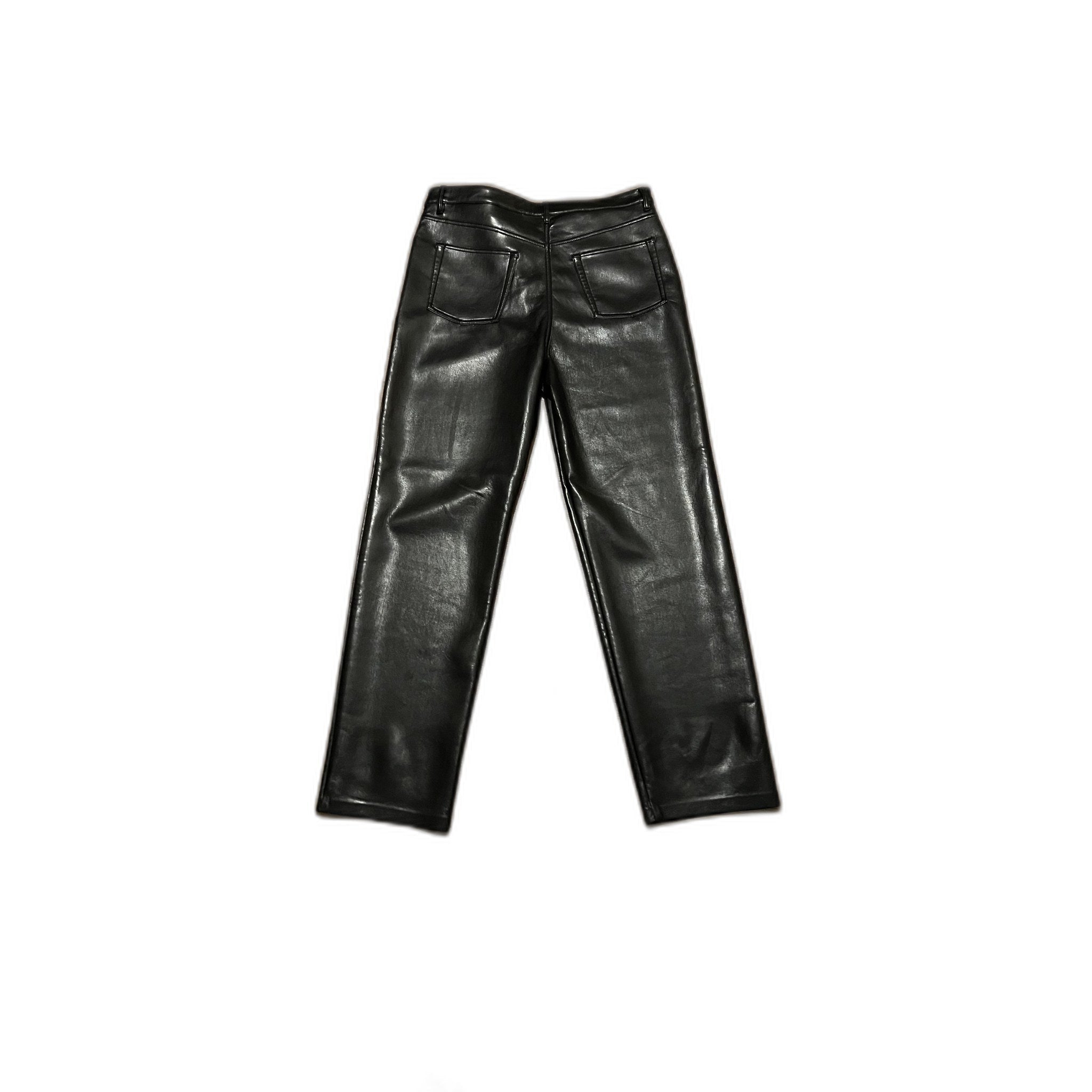 Wilfred Black Faux Leather Pants - Size 14