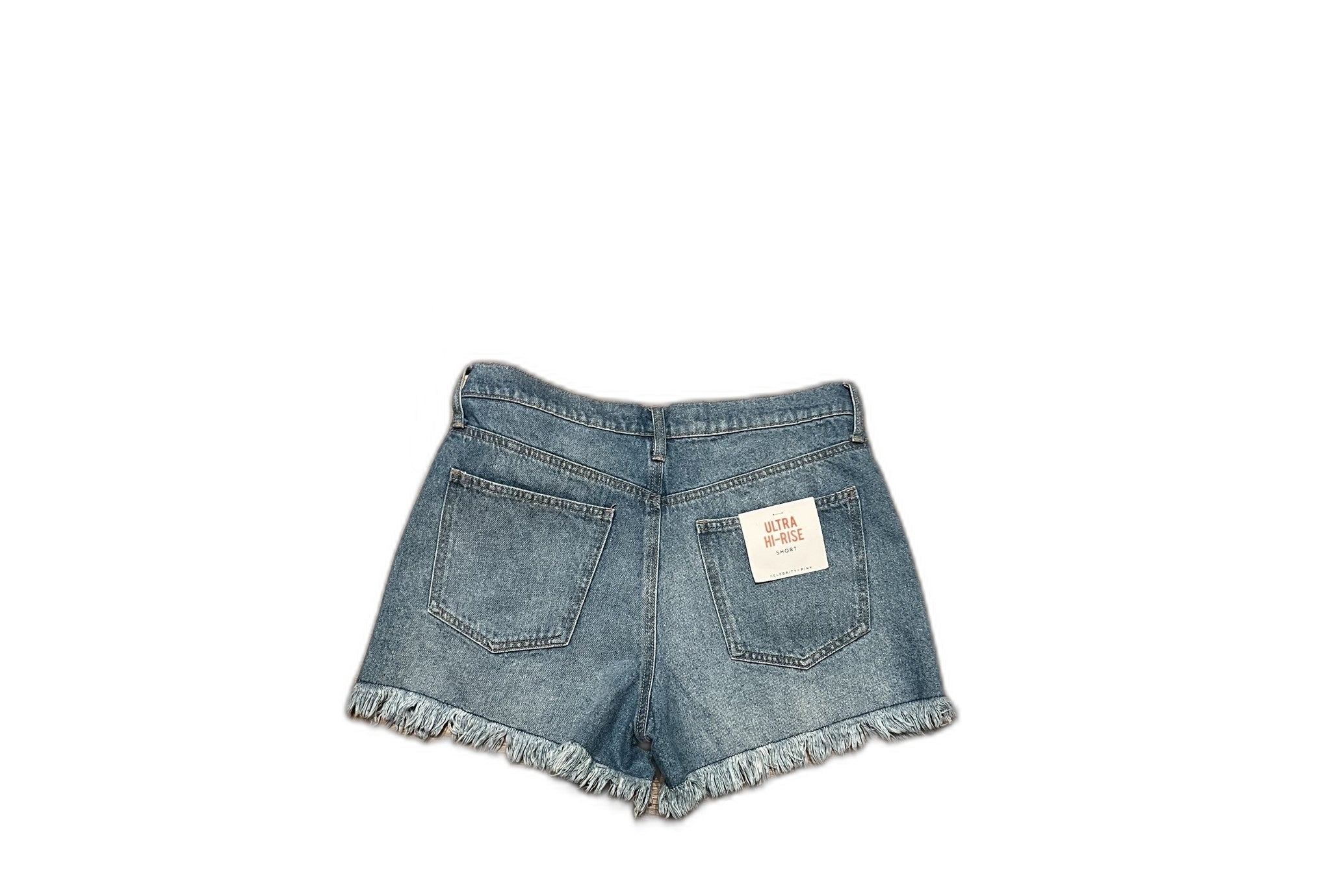 Celebrity Pink Ultra Hi-Rise Distressed Denim Shorts Size 11/30 NWT