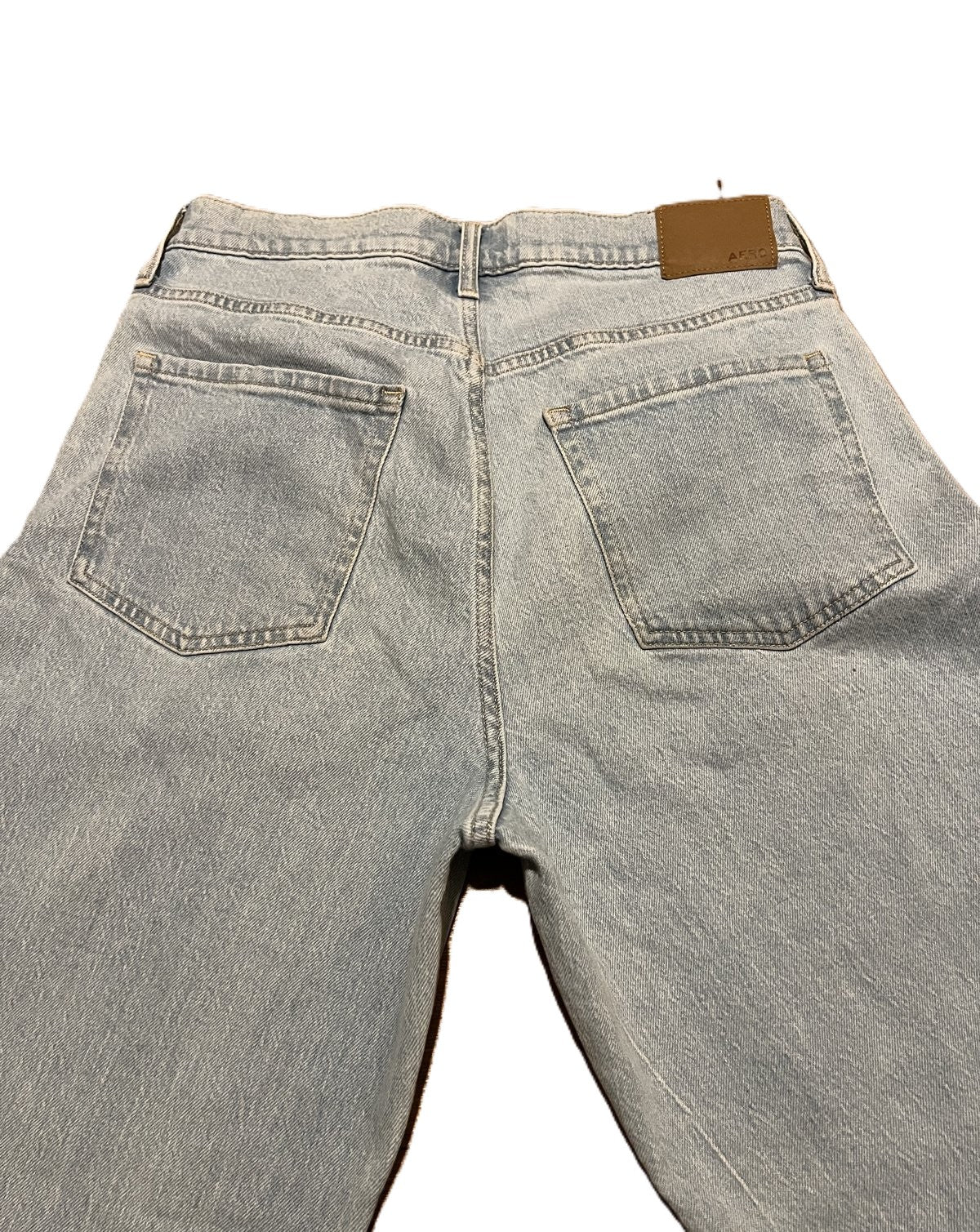 Aeropostale Mom Jean Light Wash High-Rise Denim