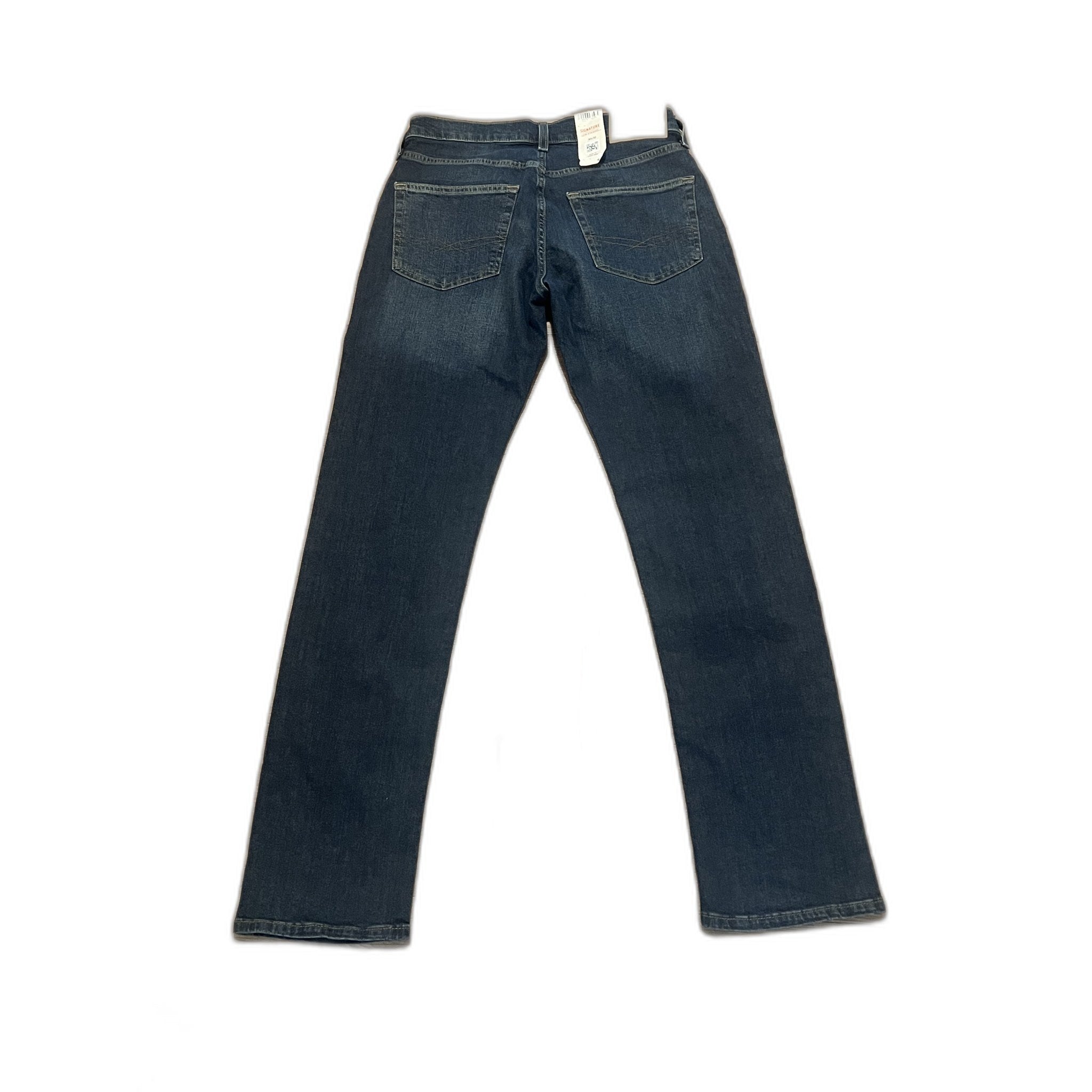 Signature by Levi Strauss Men's Straight Jeans 30x32 NWT Dark Wash