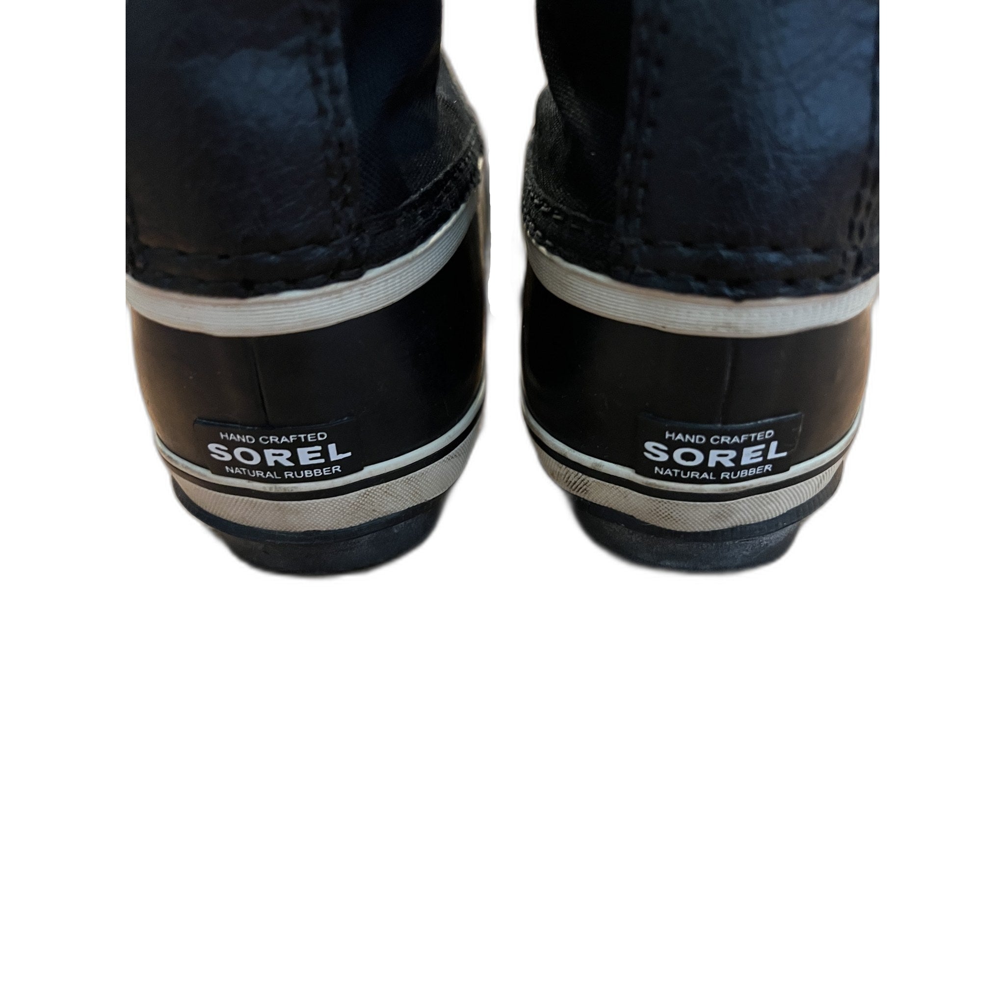 Sorel Waterproof Snow Boots Black Faux Fur Trim Women's Size 6