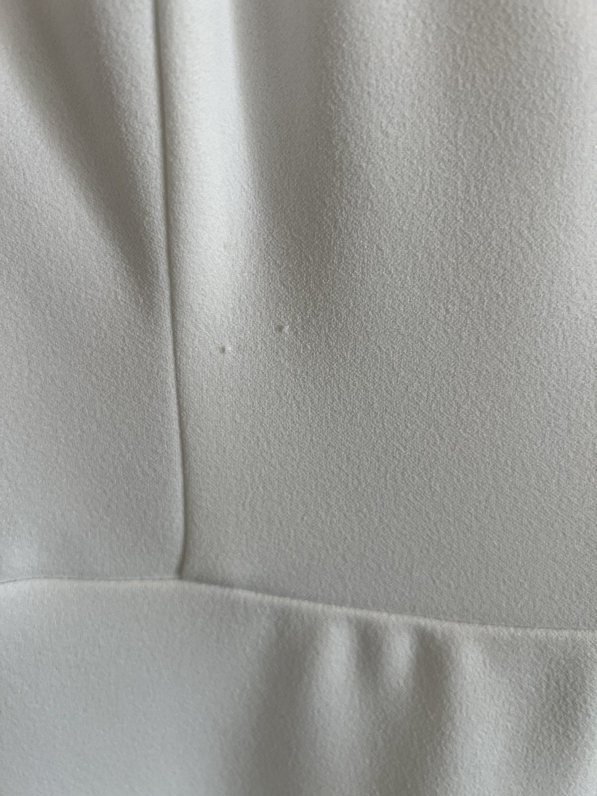 White Off-Shoulder Maxi Dress with Front Slit - Size 3