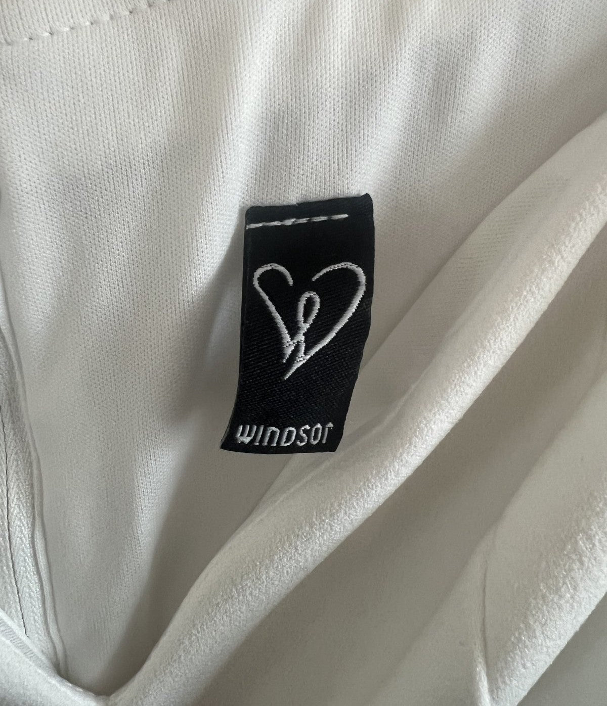 White Off-Shoulder Maxi Dress with Front Slit - Size 3