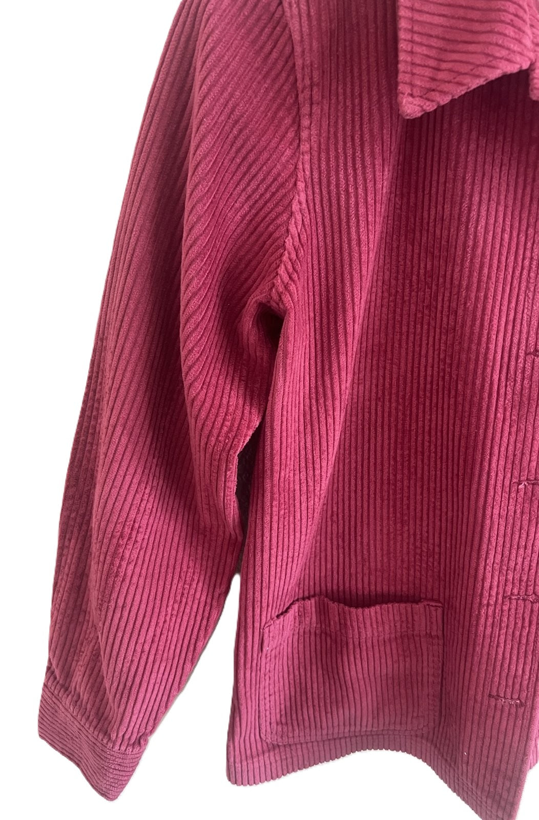 Appleseed's Petites Corduroy Chore Jacket - Pink, Size PS