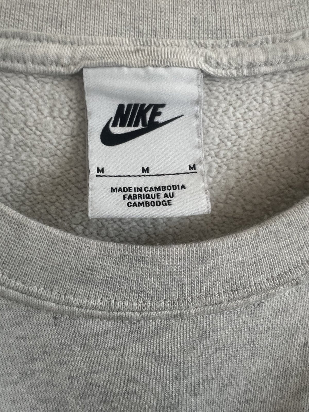 Nike Heather Gray Crewneck Sweatshirt - Size M
