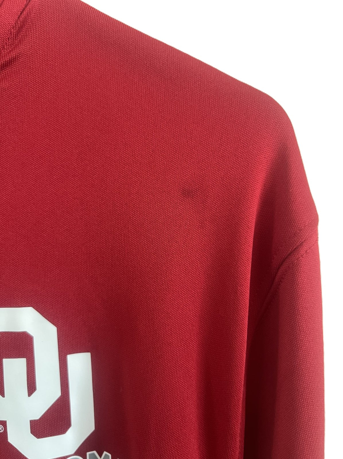 NWT Oklahoma Sooners Quarter-Zip Pullover Jacket - Size Large