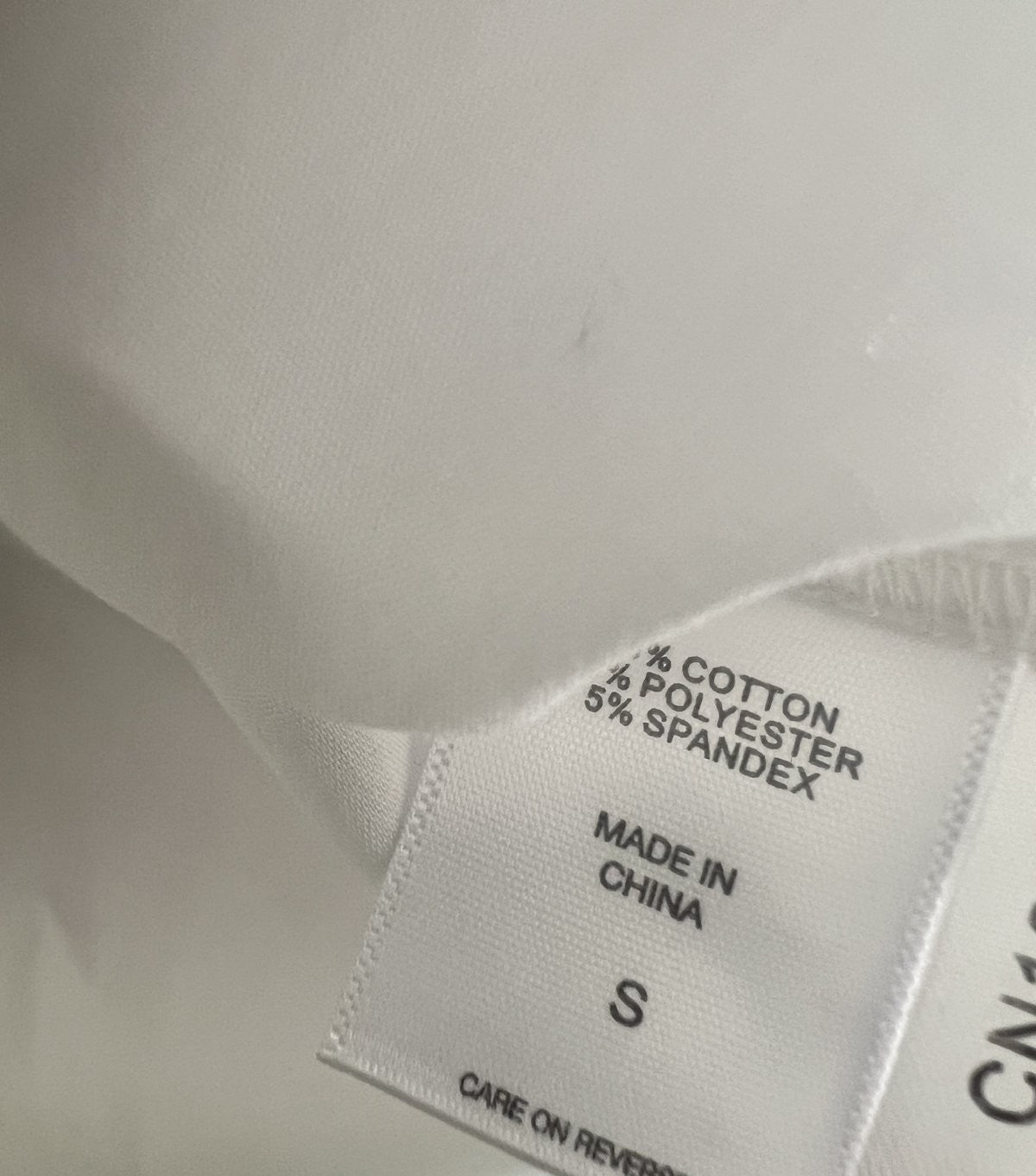 NY&C New York & Company Black White Colorblock Button-Up Shirt Sz S NWT