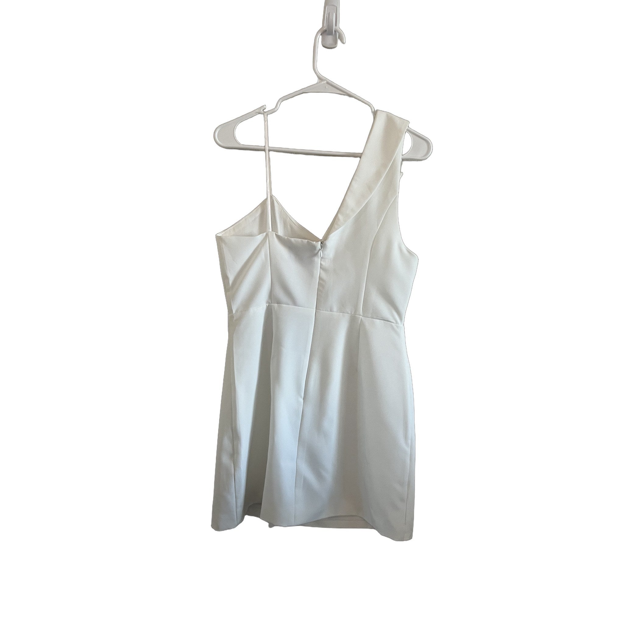 DO+BE White One-Shoulder Mini Dress - NWT