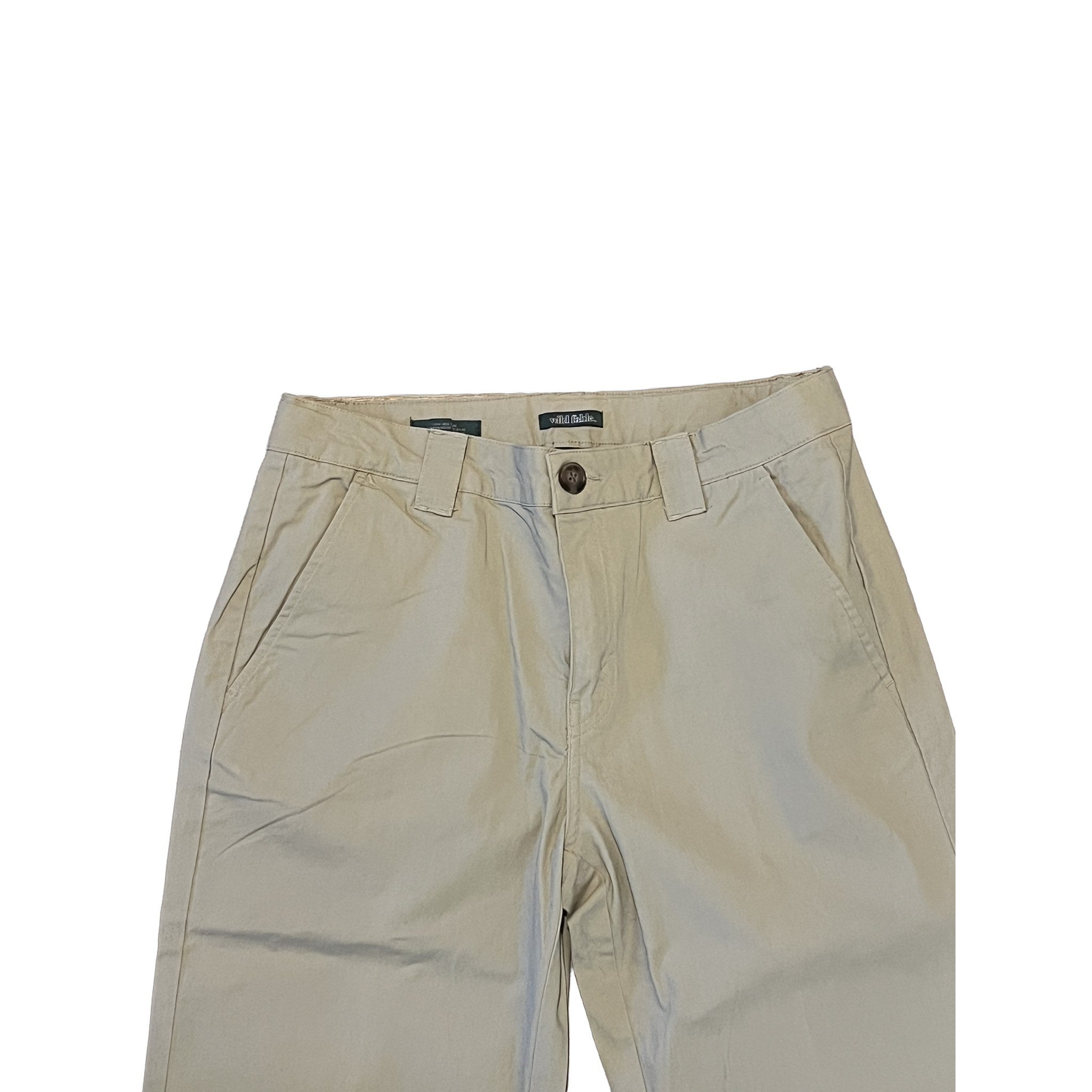 Wild Fable Women's Khaki Low-Rise Flare Chino Pants Size S/3