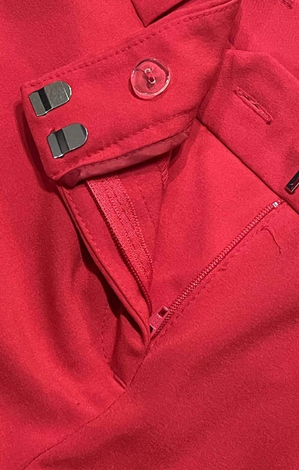 7th Avenue Design Studio NY&Co Red Dress Pants Size 12 Petite