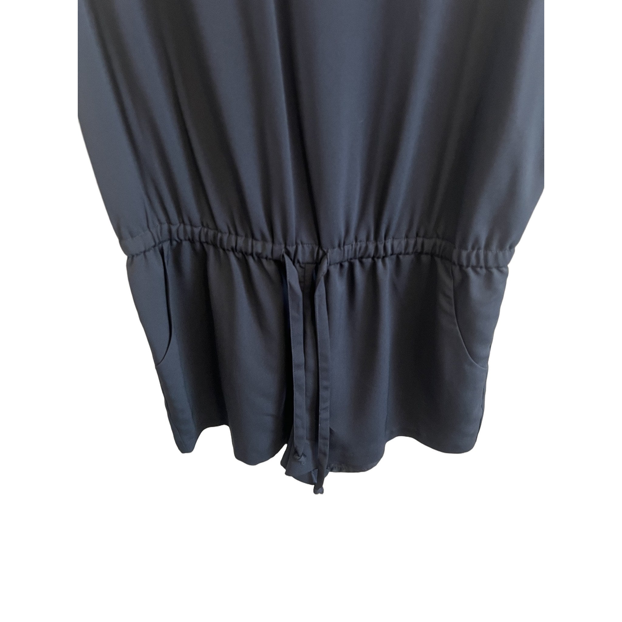 Banana Republic Black Eyelet Romper - Women's Size 2