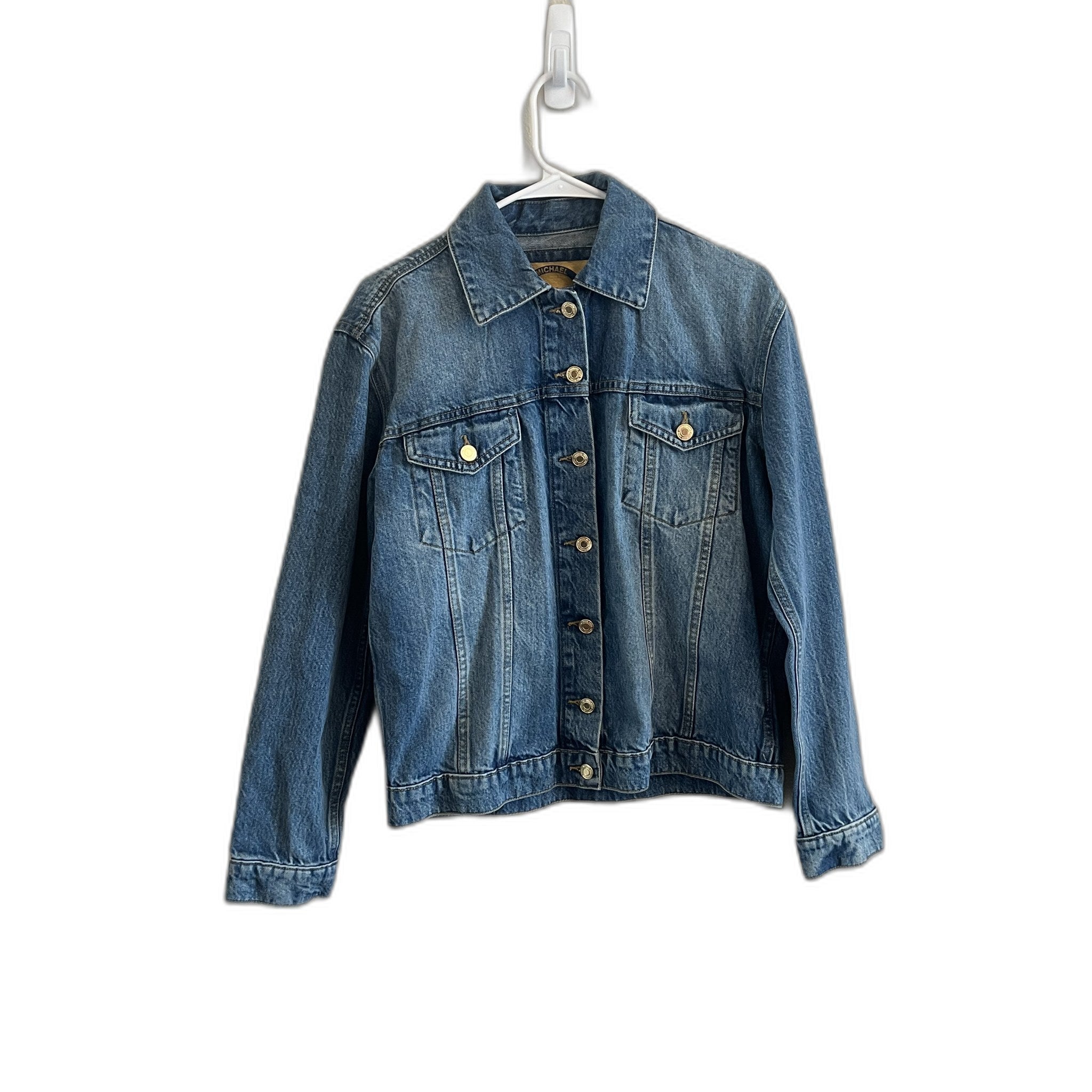 Michael Kors Blue Denim Trucker Jacket - Women's Size M