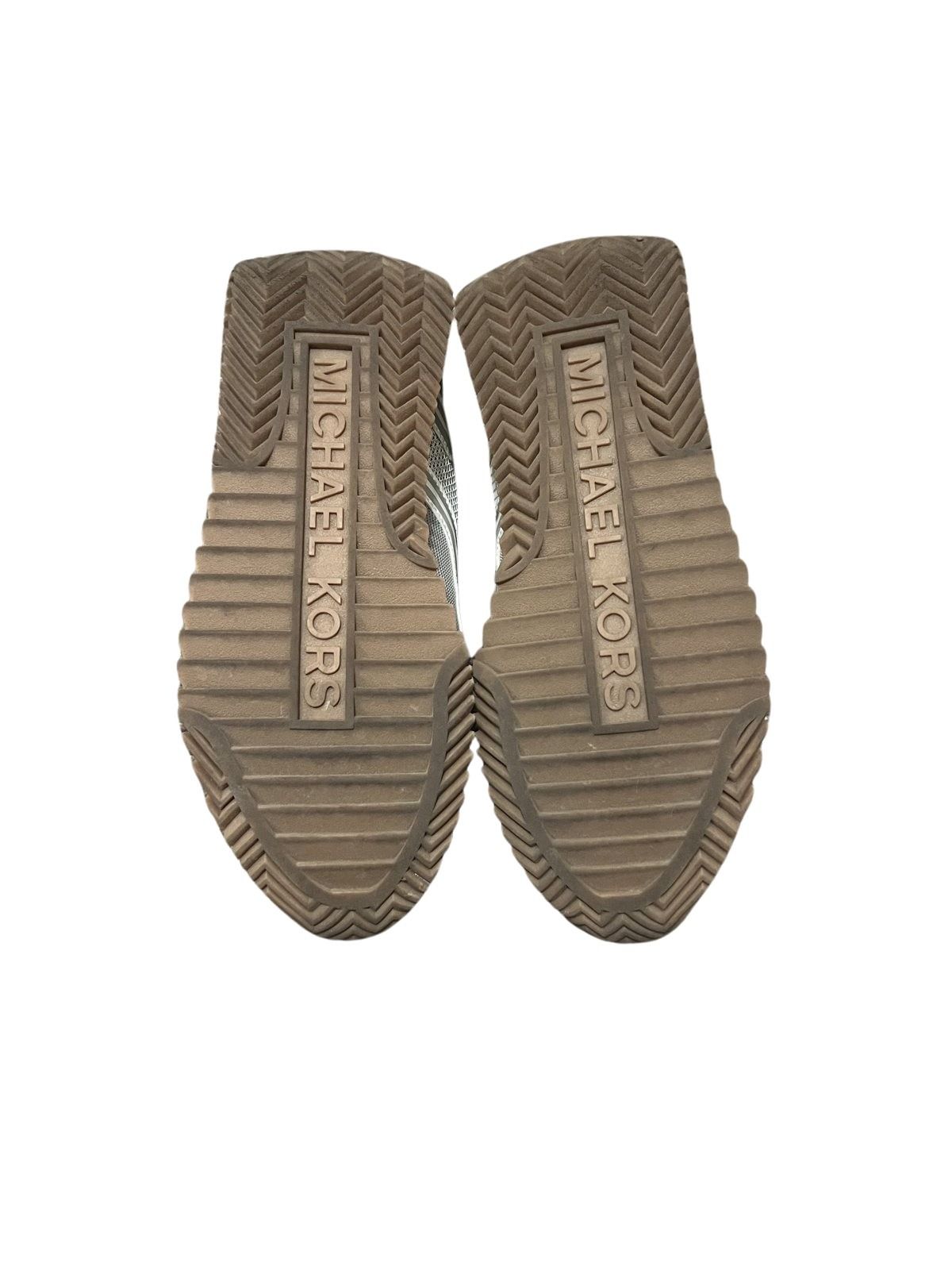Michael Kors Women's Chunky Sneakers - White/Taupe/Grey Trainers