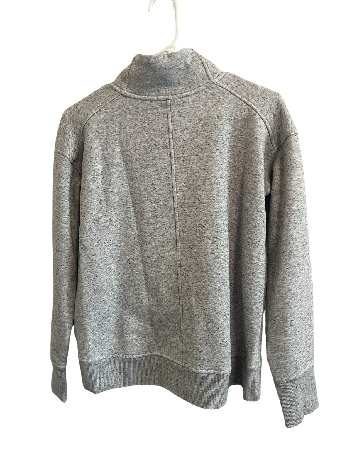 All in Motion Heather Gray Mock Neck Zip Pullover Sweatshirt XXL
