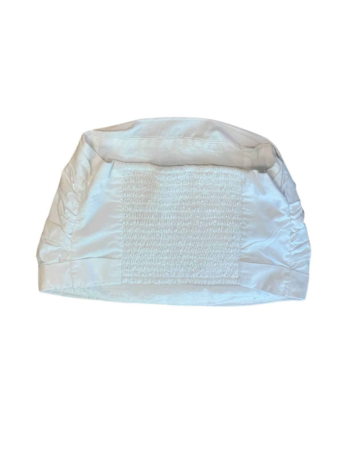 Abercrombie & Fitch White Strapless Bandeau Top - Size S