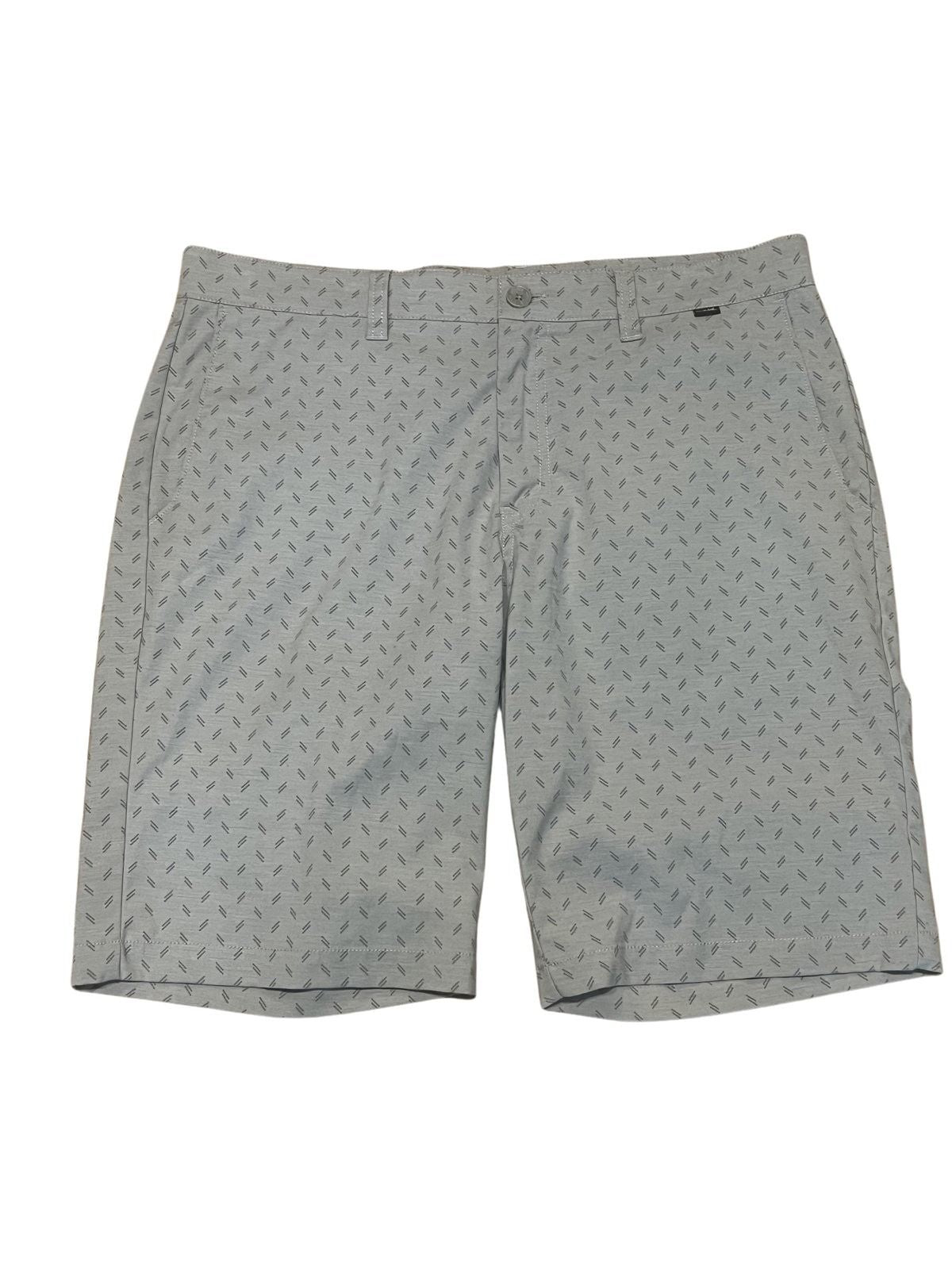 Travis Mathew Men's Size 36 Grey Dash Print Golf Shorts