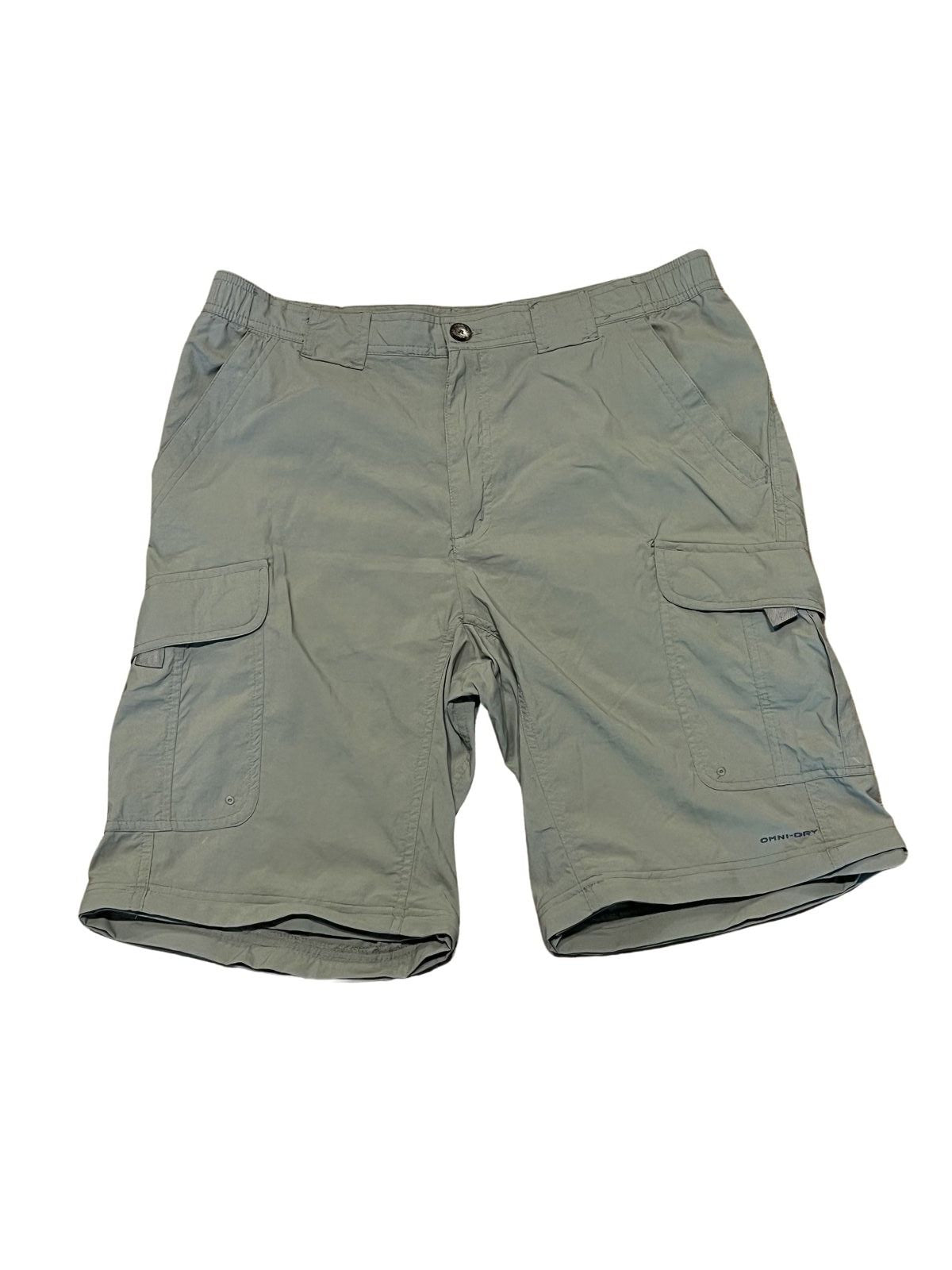 Columbia Titanium Omni-Dry Cargo Shorts - Sage Green Hiking Shorts