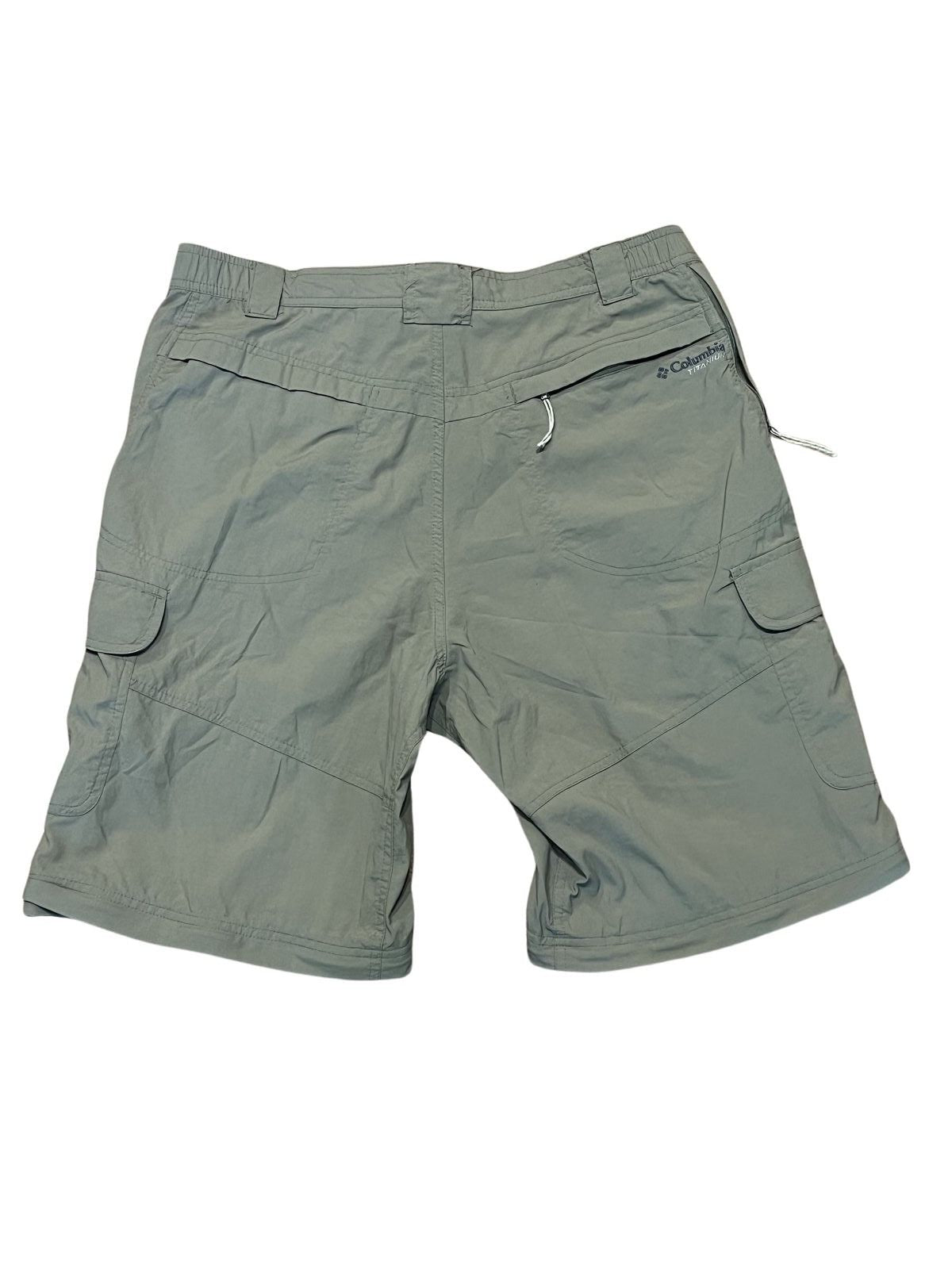 Columbia Titanium Omni-Dry Cargo Shorts - Sage Green Hiking Shorts