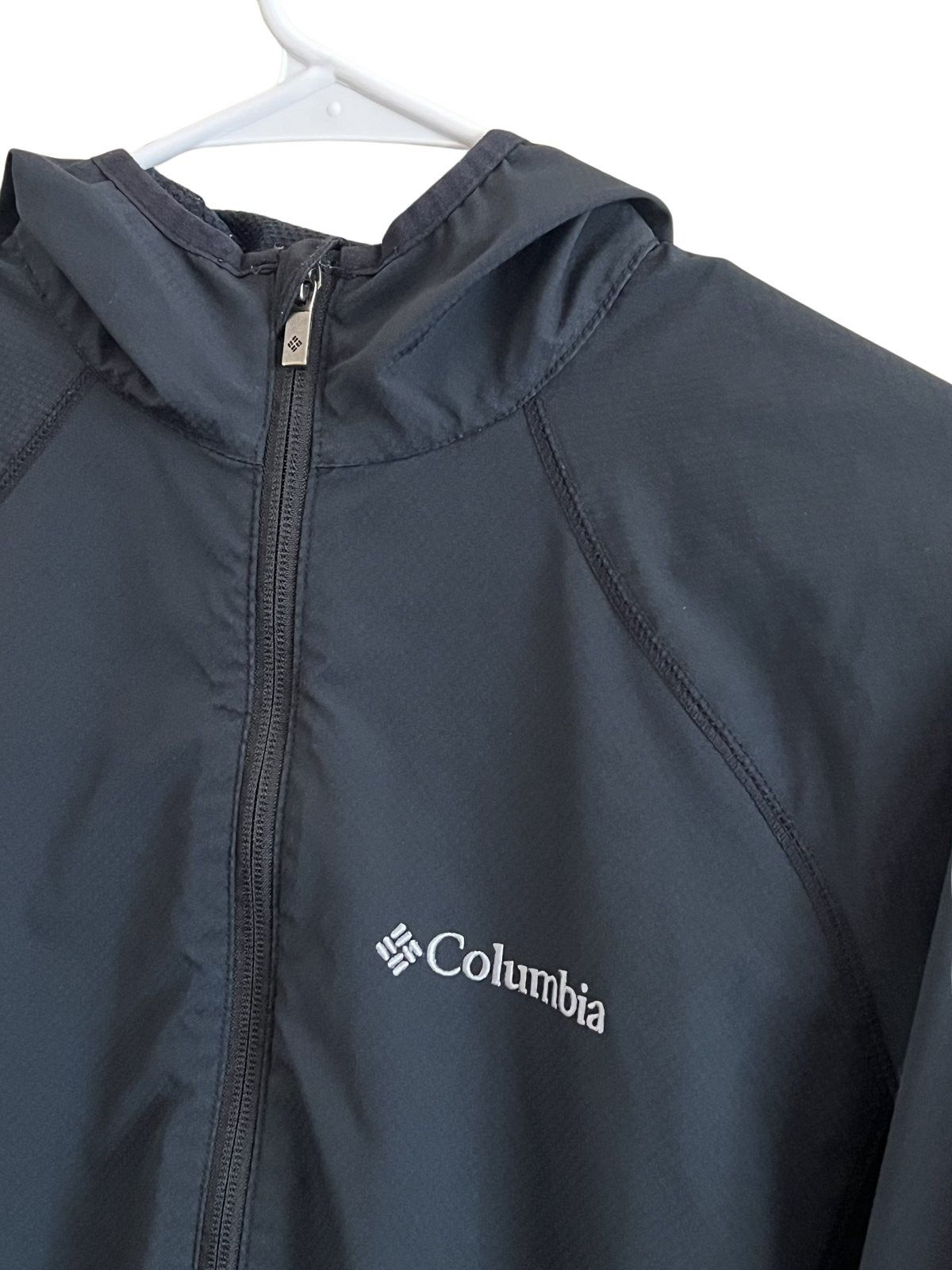 Columbia Omni-Shield Black Hooded Zip Jacket - Women's Size S