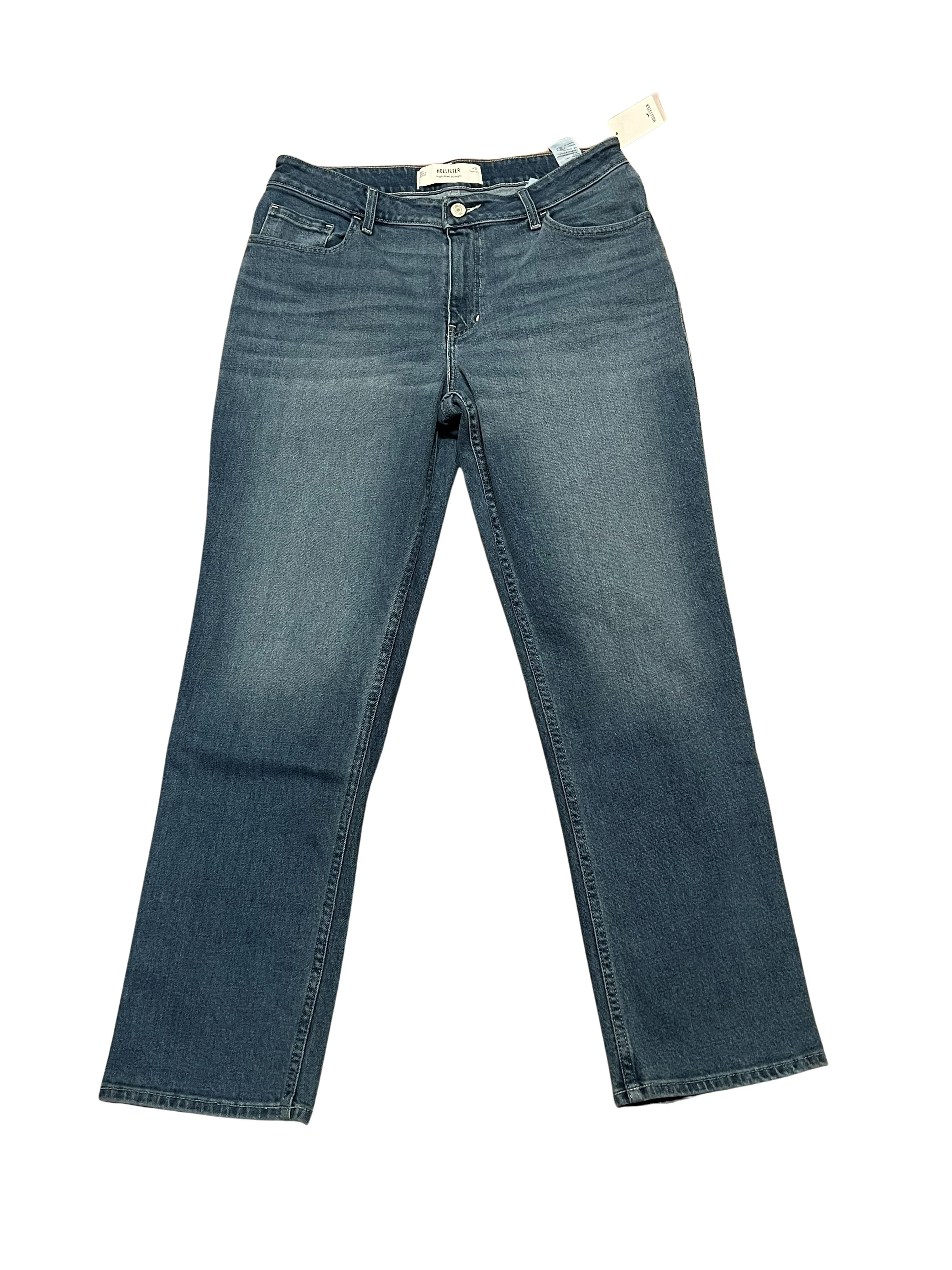 Hollister High-Rise Straight Jeans NWT Women's Size 14R (W32)