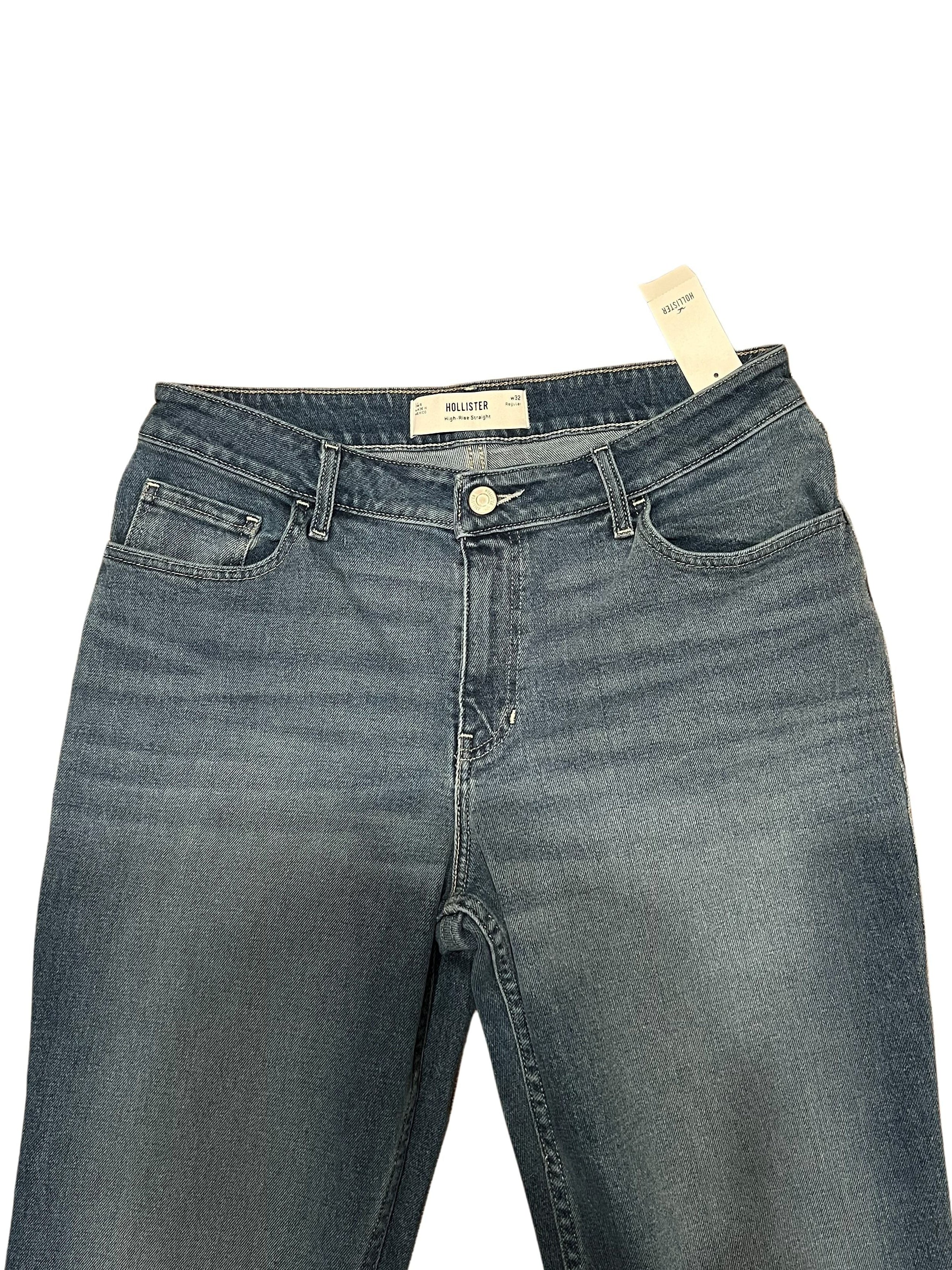 Hollister High-Rise Straight Jeans NWT Women's Size 14R (W32)