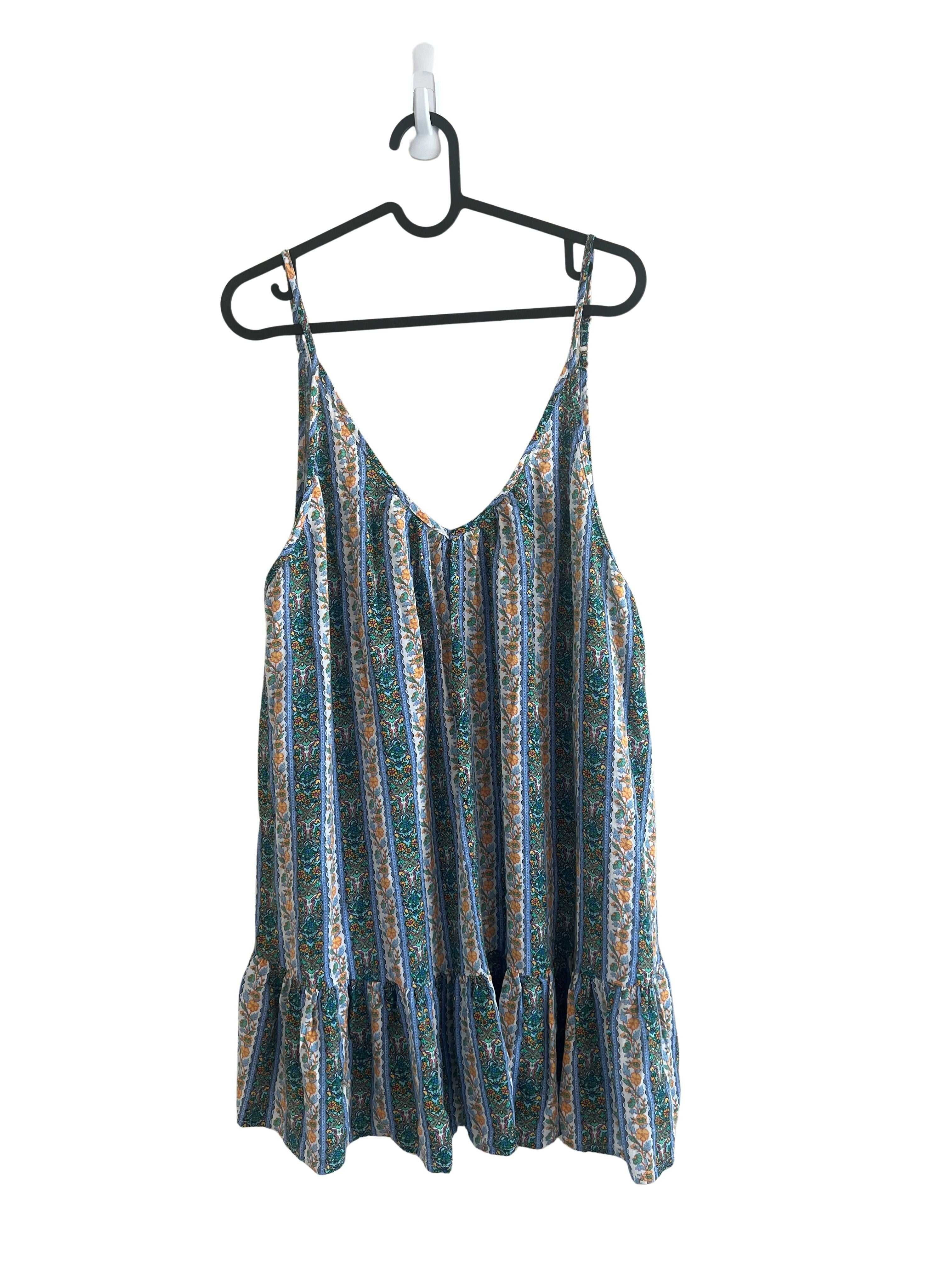Jessica Simpson Boho Floral Cami Top Size M Rayon Sleeveless