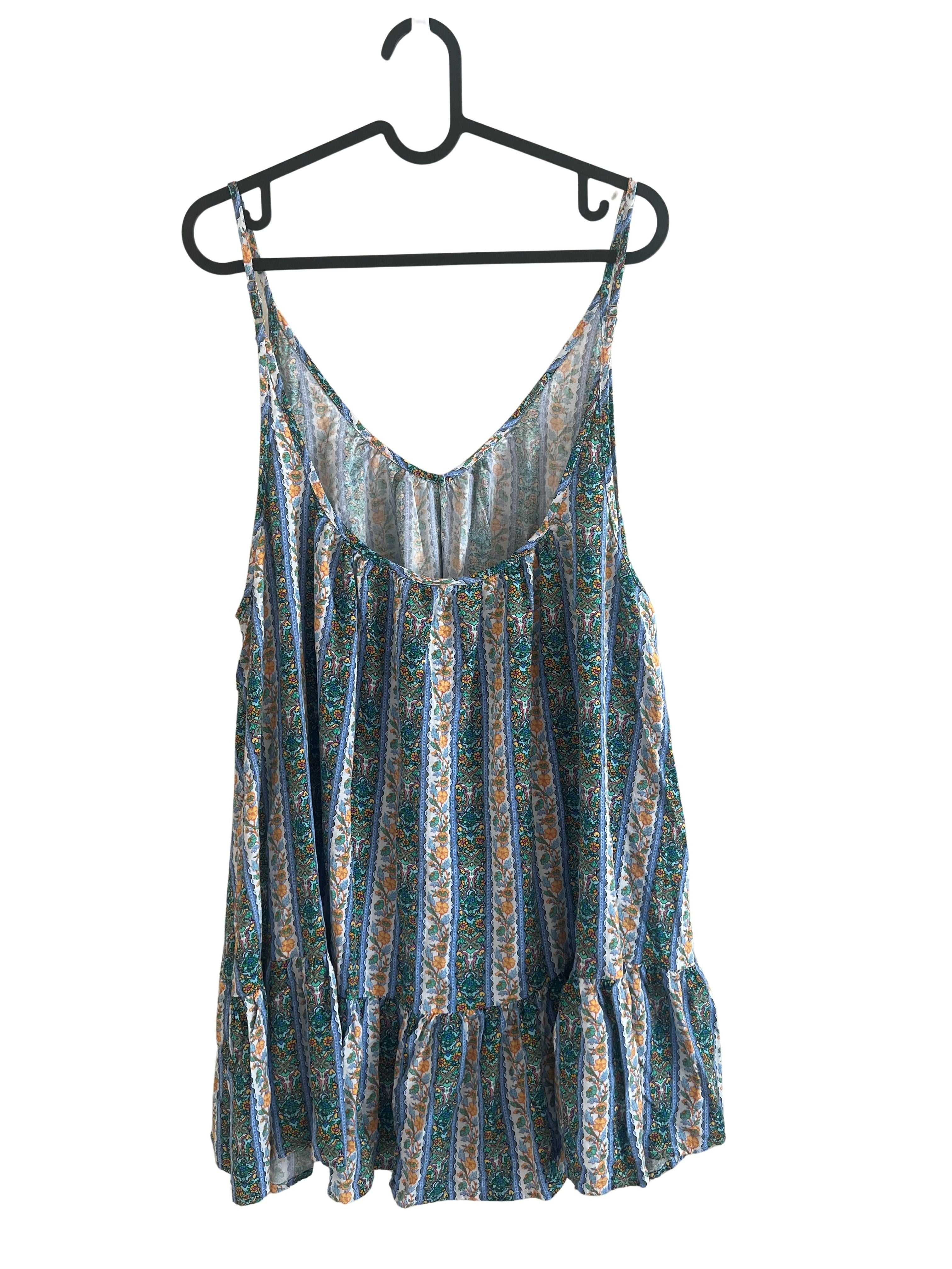 Jessica Simpson Boho Floral Cami Top Size M Rayon Sleeveless