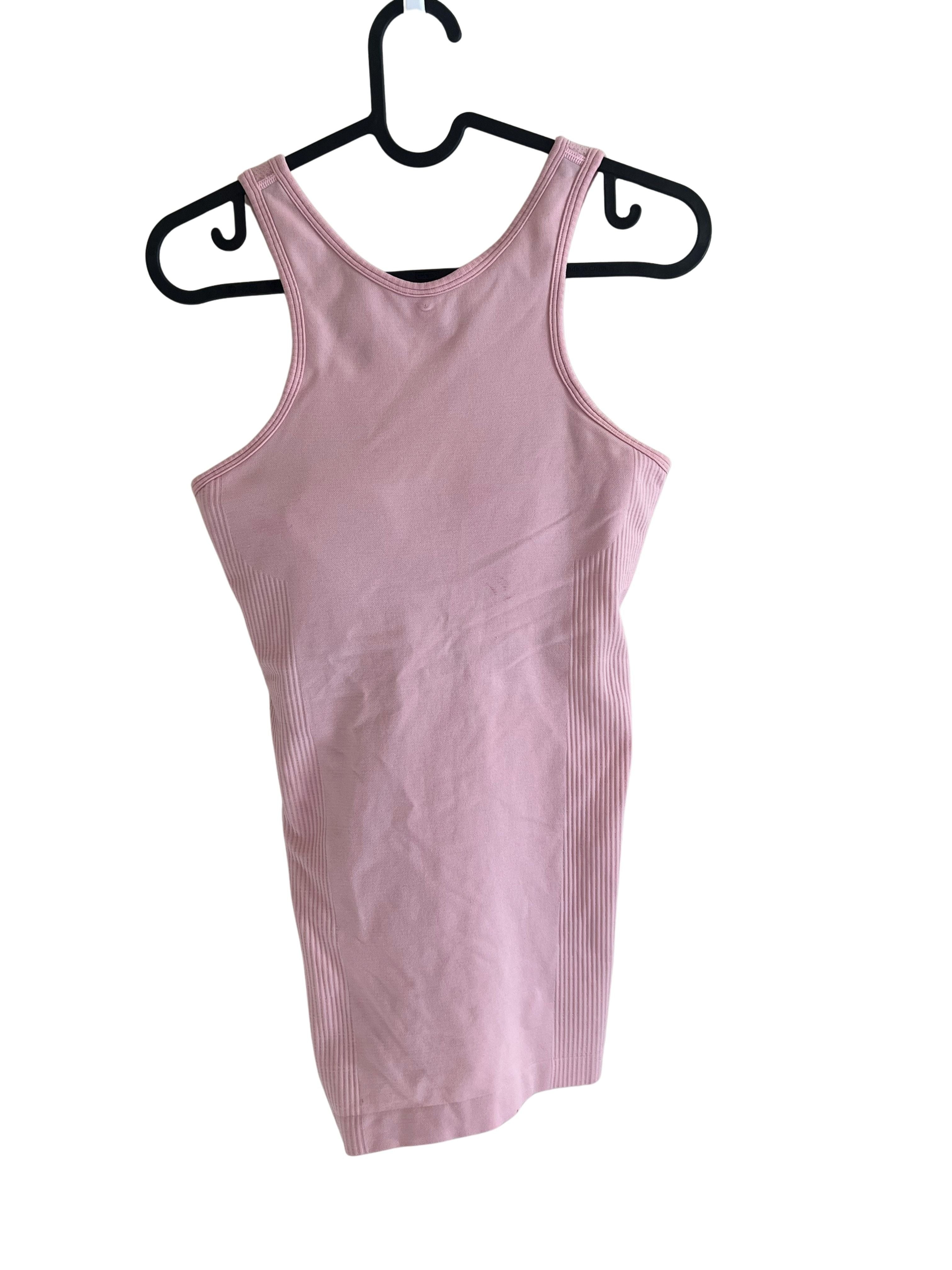 Lululemon Pink Ribbed Racerback Athletic Tank Top