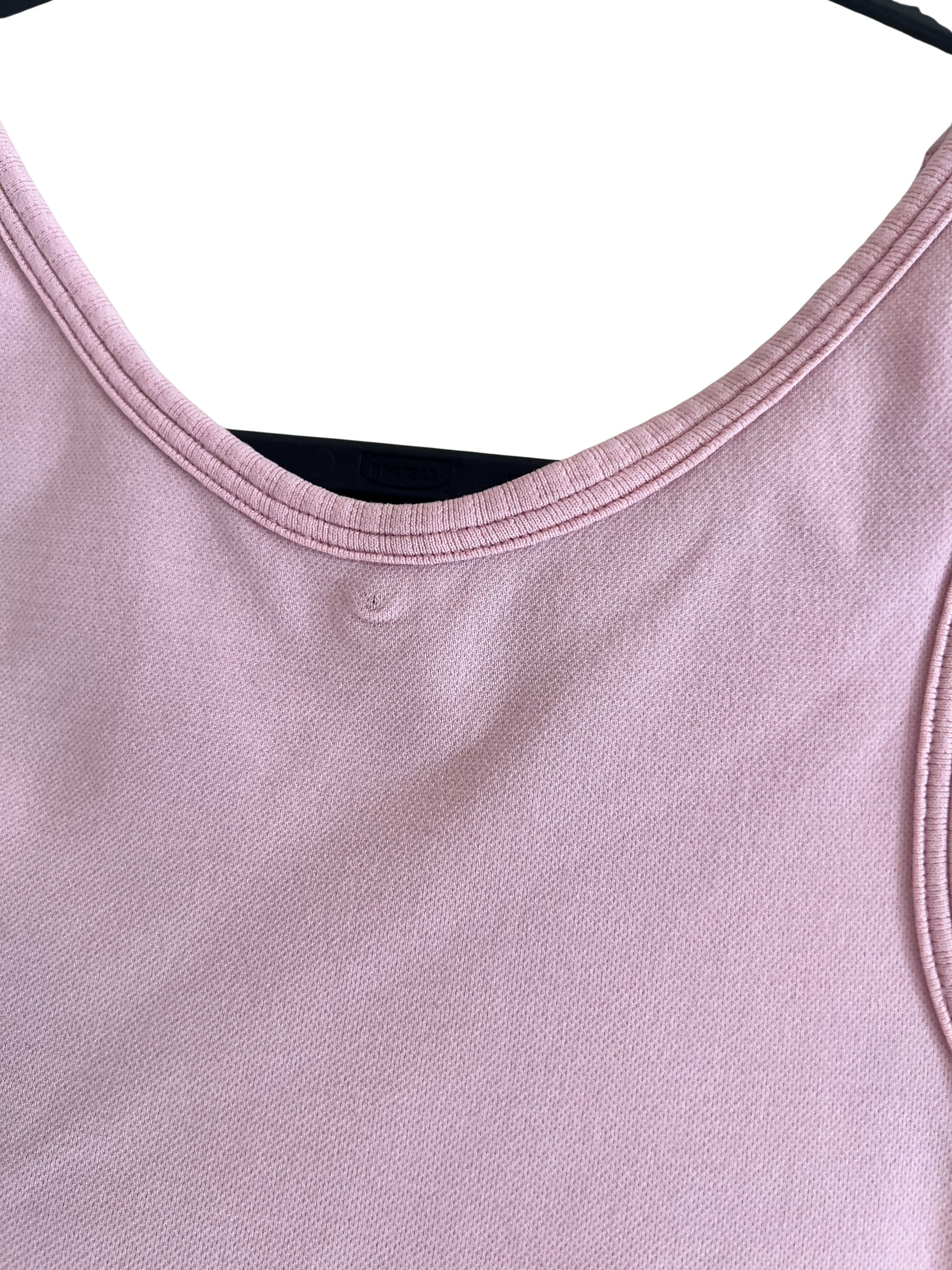 Lululemon Pink Ribbed Racerback Athletic Tank Top