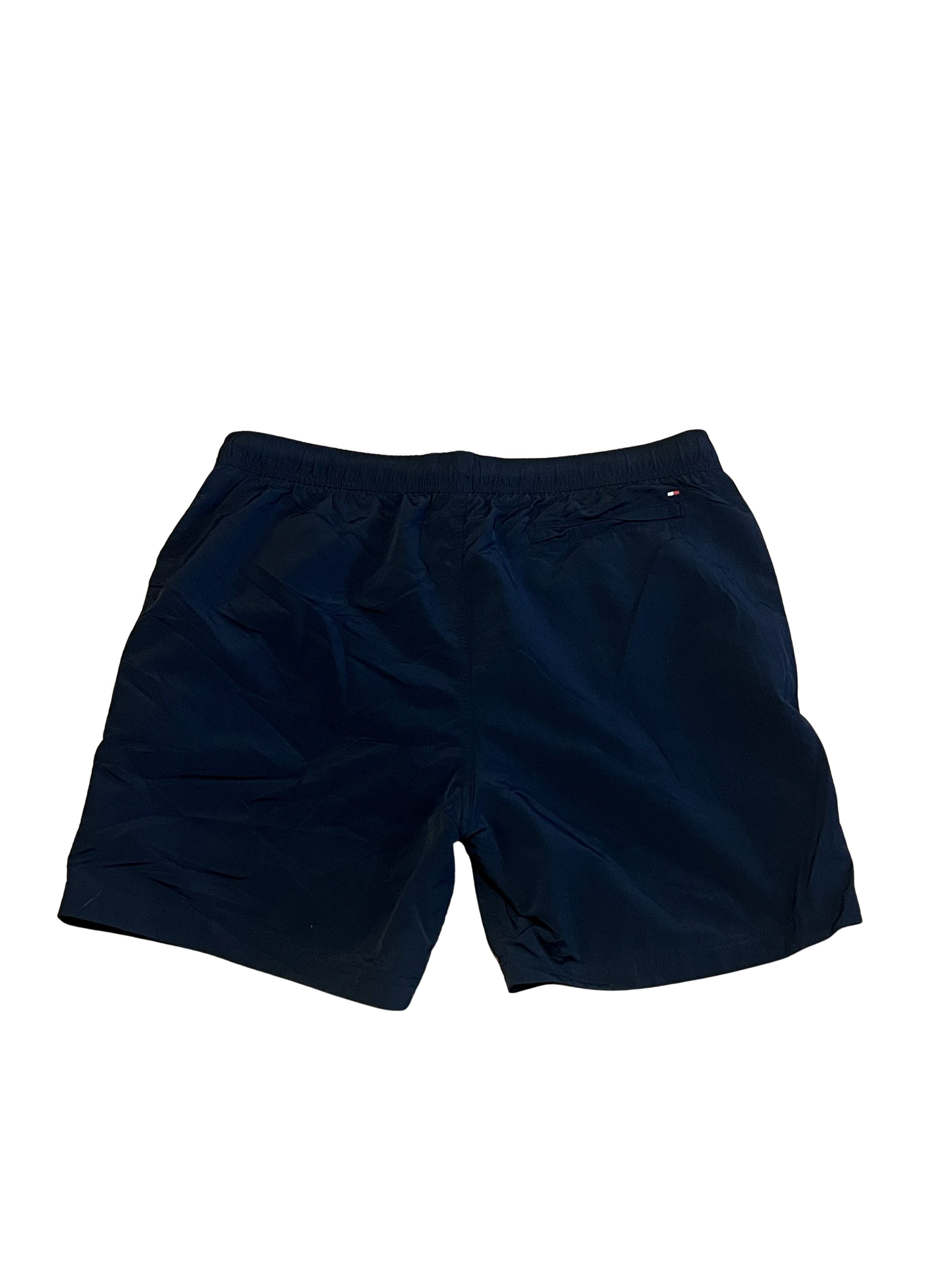 Tommy Hilfiger Men's Swim Trunks Navy Flag Logo Board Shorts